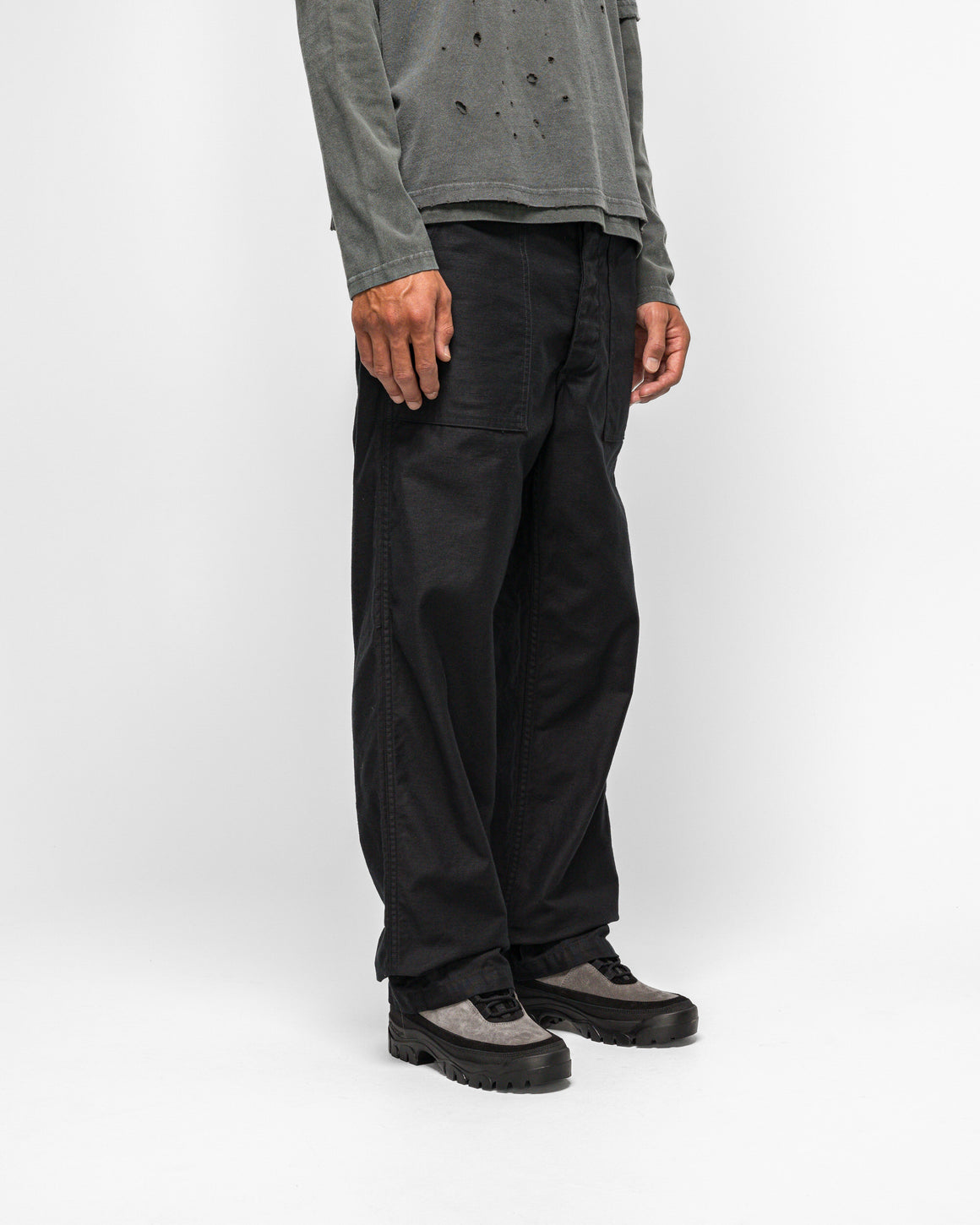 orSlow - US Army Fatigue Pants (Regular Fit) - Black - UP THERE