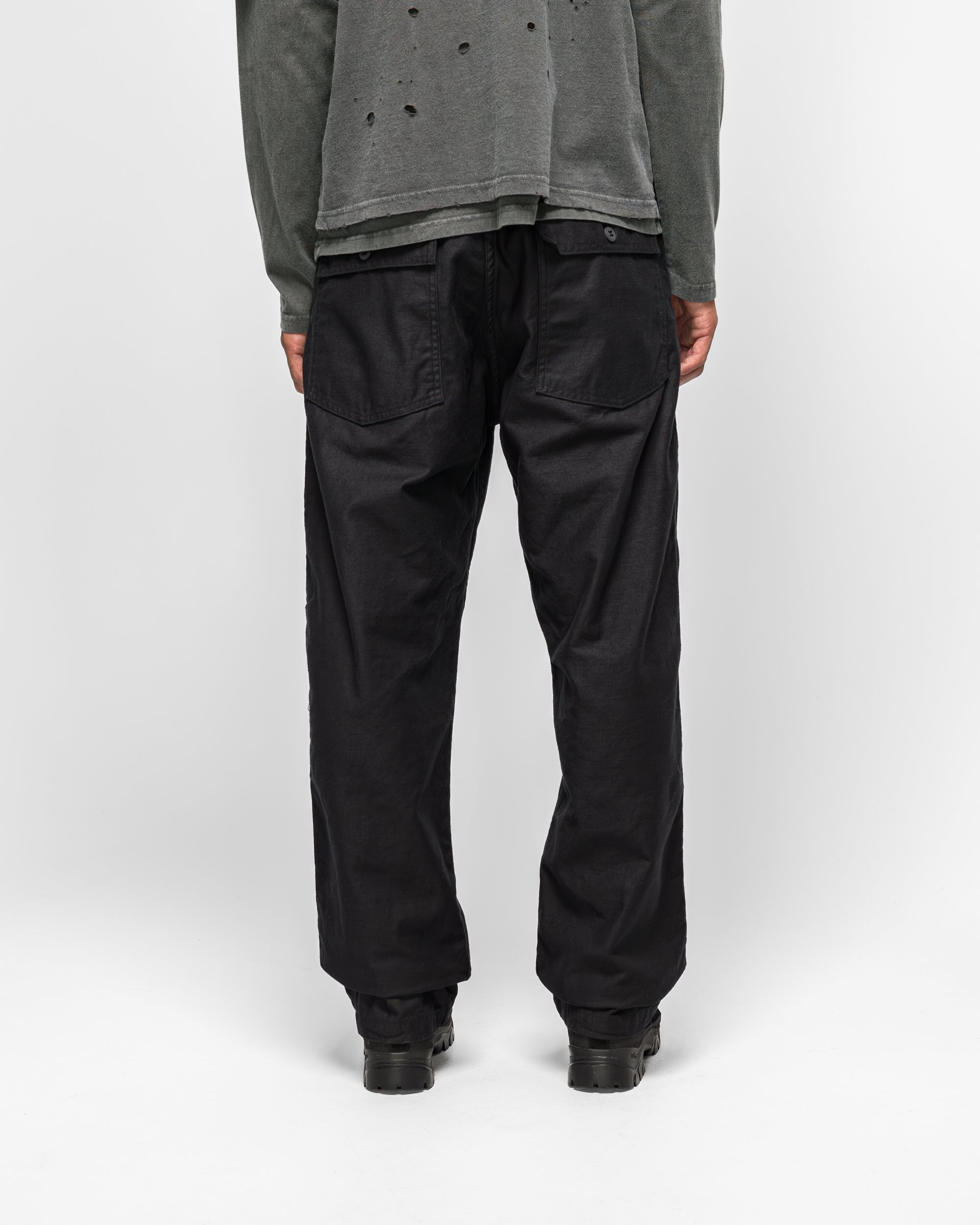 orSlow（オアスロウ） US ARMY FATIGUE PANTS orSlow US Army Fatigue Pants (Regular Fit) - Black | UP THERE