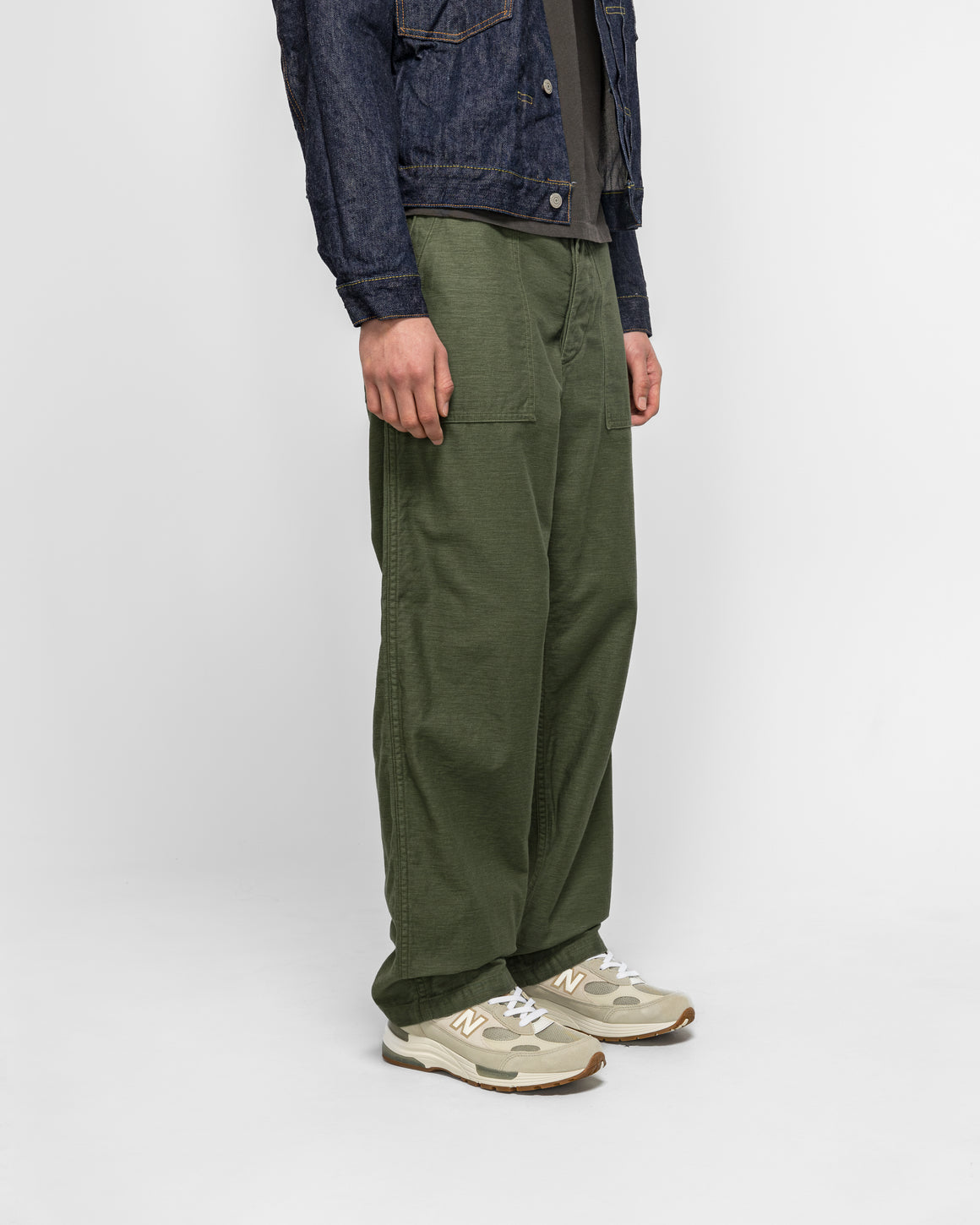 orSlow - US Army Fatigue Pants (Regular Fit) - Green - UP THERE