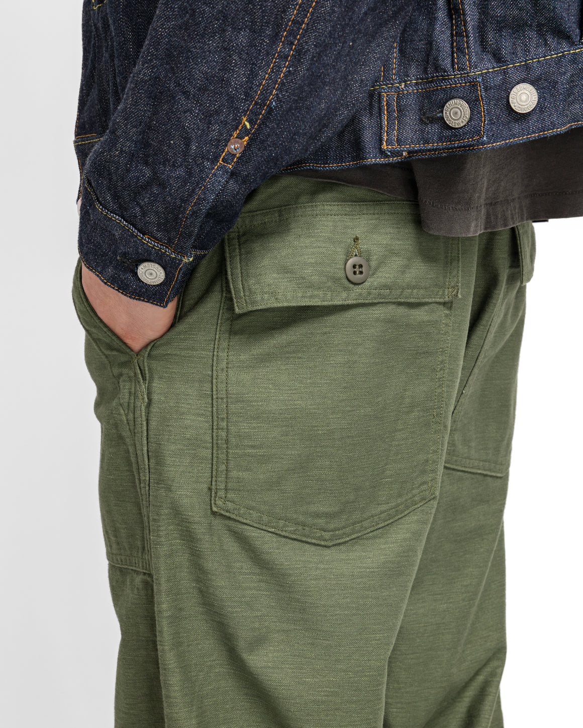 orSlow - US Army Fatigue Pants (Regular Fit) - Green - UP THERE