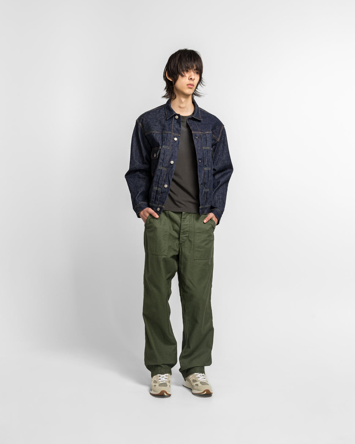 orSlow - US Army Fatigue Pants (Regular Fit) - Green - UP THERE