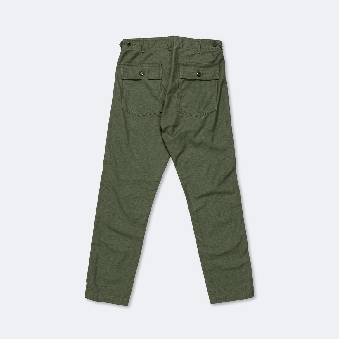 orSlow - Slim Fit Fatigue Pants - Green - UP THERE