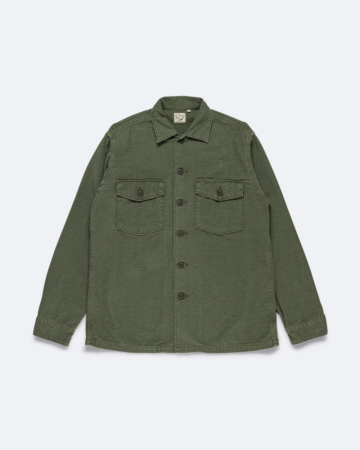 orSlow - U.S Army Fatigue Shirt - Green Used - UP THERE