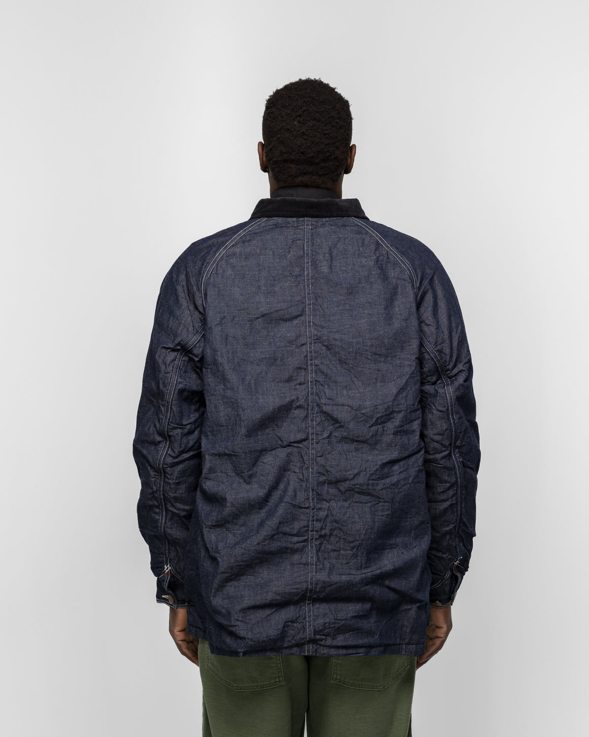 orSlow - Wool Liner Relaxed Fit Denim Coverall - One Wash - UP THERE