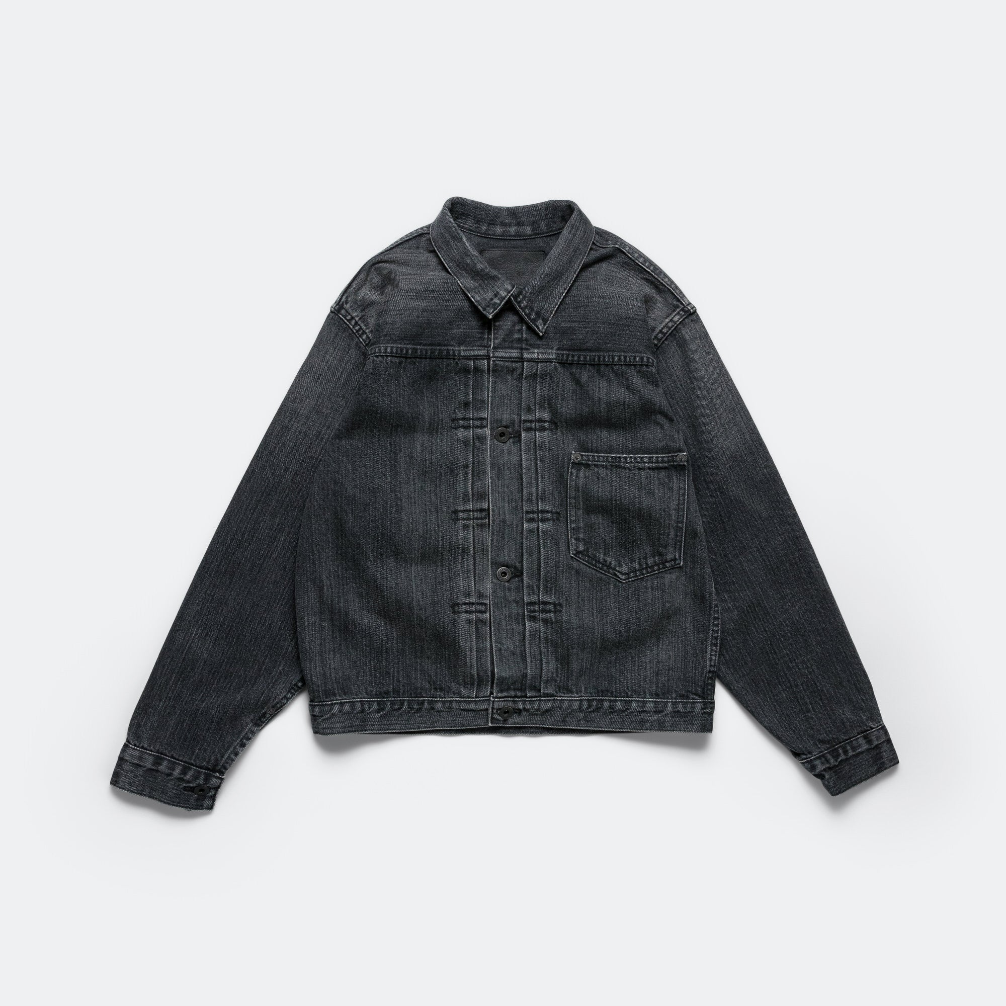 WWII Type1 Denim Jacket - Black | UP THERE