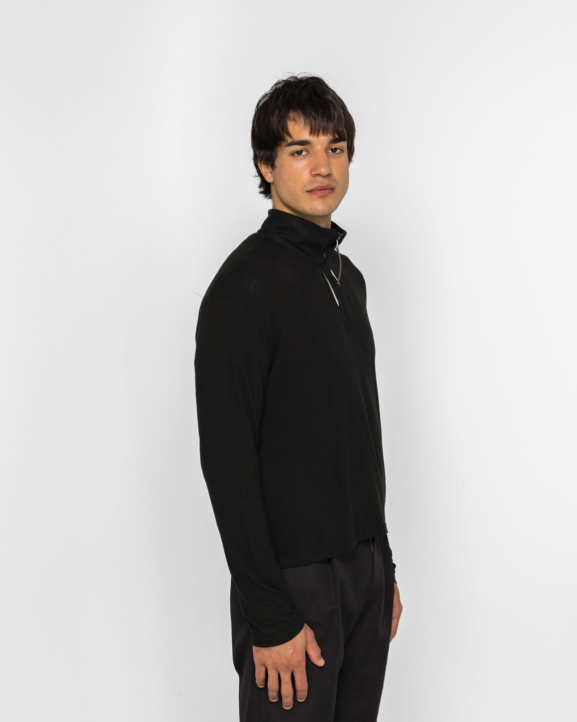 PAF - Cut Out Half Zip Fleece (2026) - Black - UP THERE