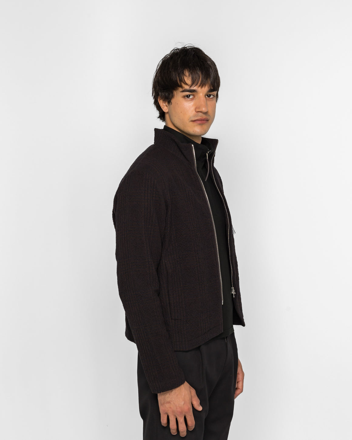 PAF - Track Jacket (Archive) - Gingham Brown - UP THERE