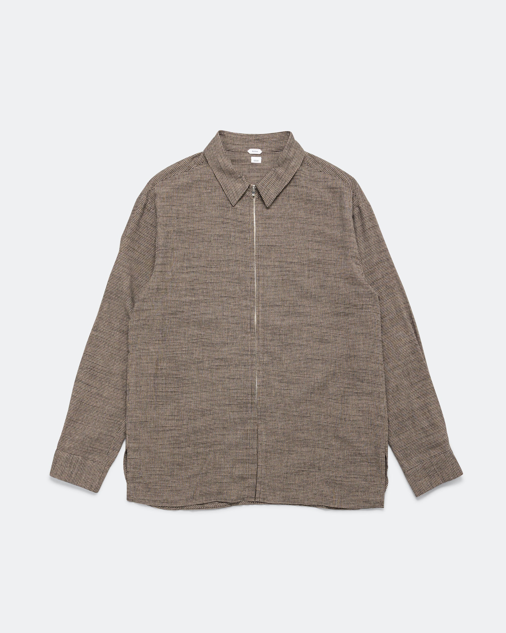 【モーガン蔵人着用】PAF Shirt Archive Brown S PAF - Zip Shirt (Archive) - Dusk | UP THERE