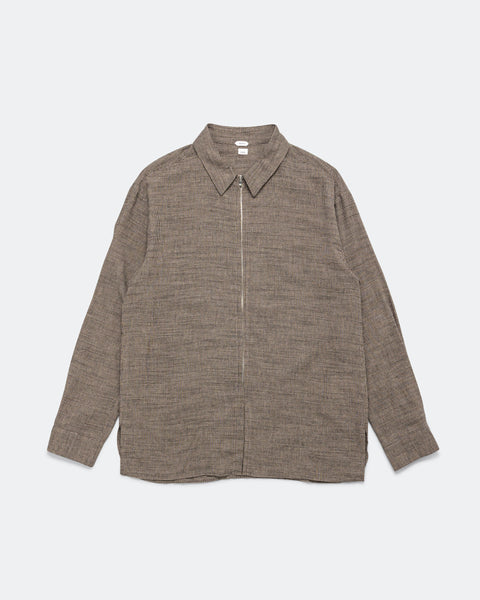 【モーガン蔵人着用】PAF Shirt Archive Brown S PAF - Zip Shirt (Archive) - Dusk | UP THERE
