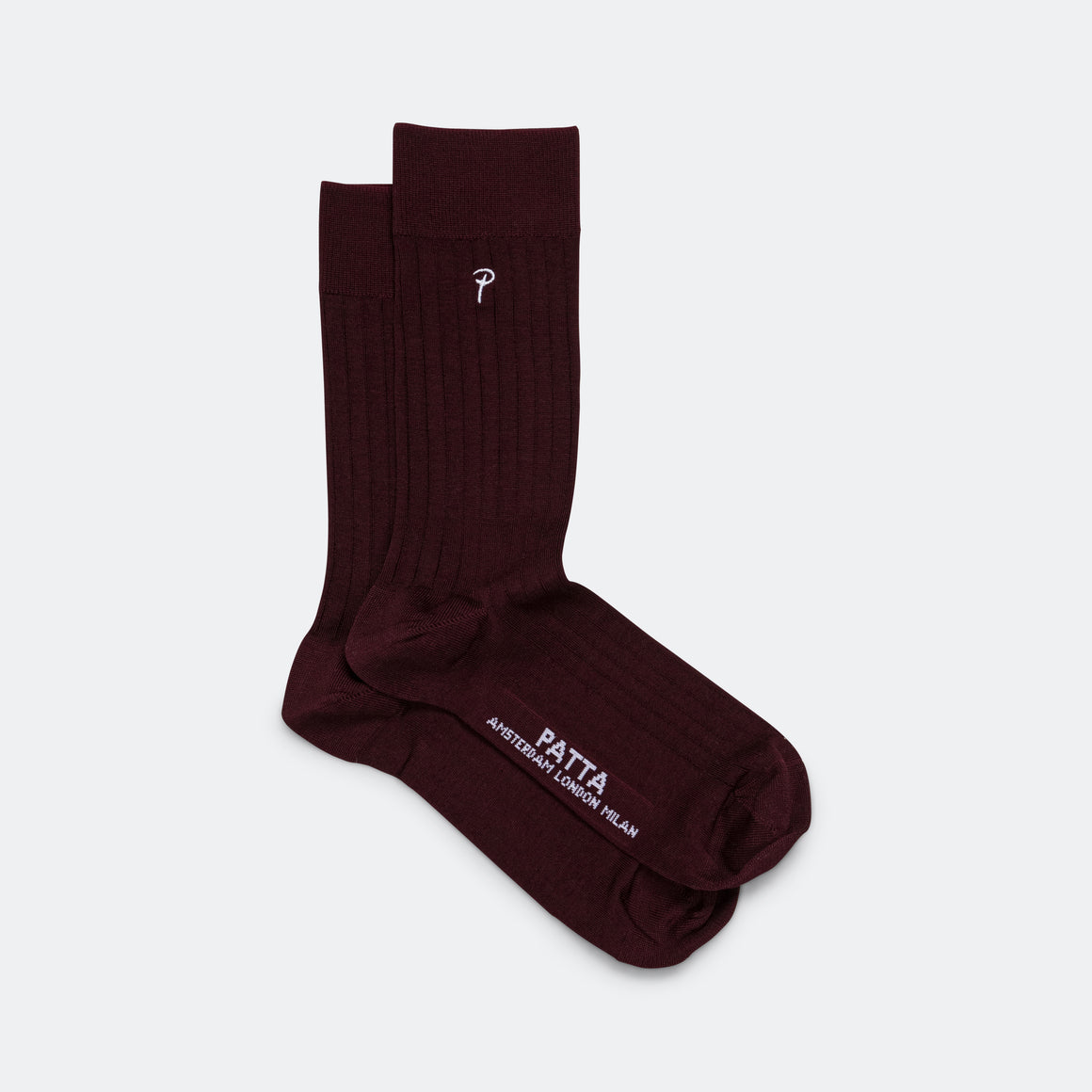 Basic Dress Socks - Bordeaux