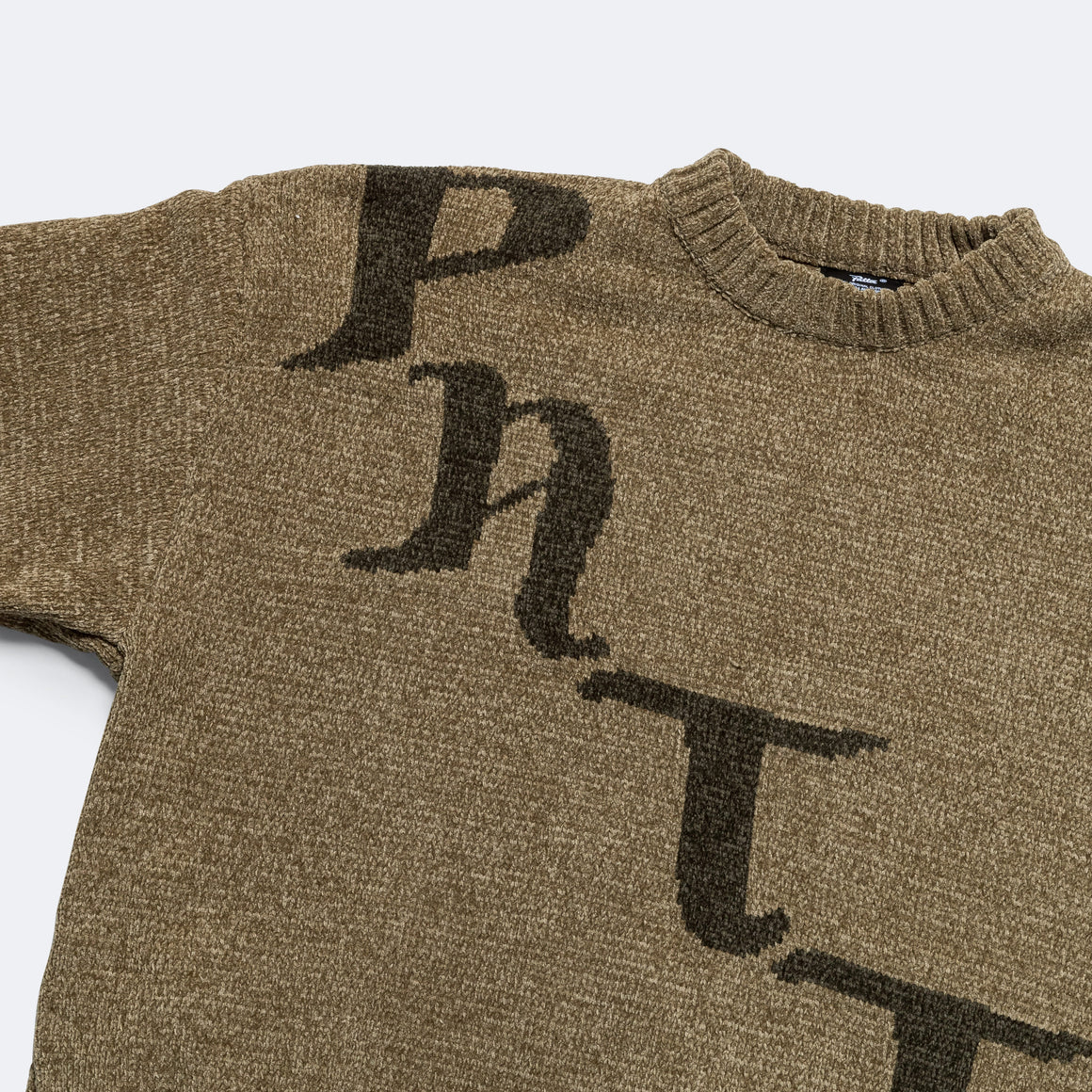 Patta - Chenille Knitted Sweater - Sage - UP THERE