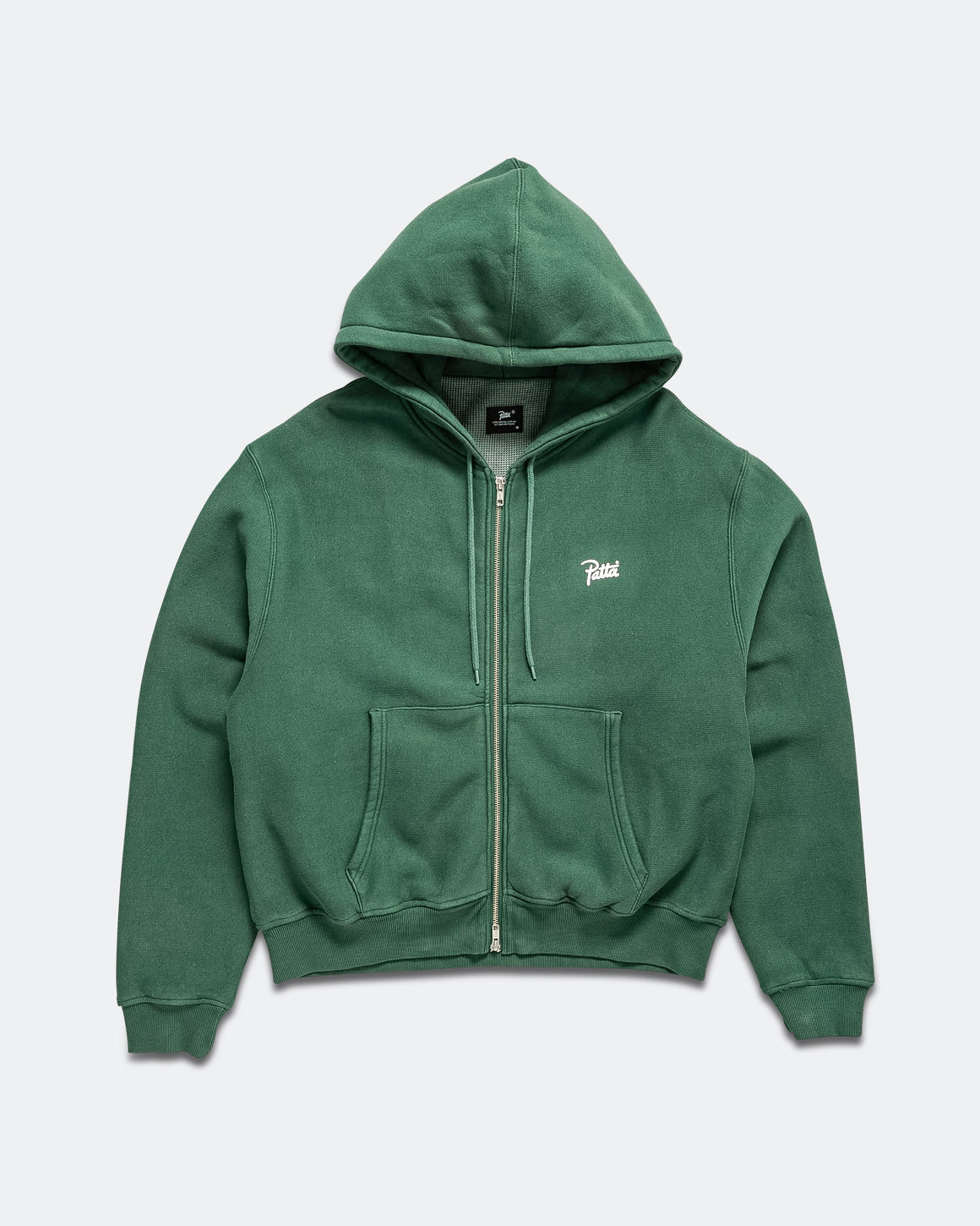 Patta - Classic Zip-Up Hooded Sweater - Bistro Green - UP THERE