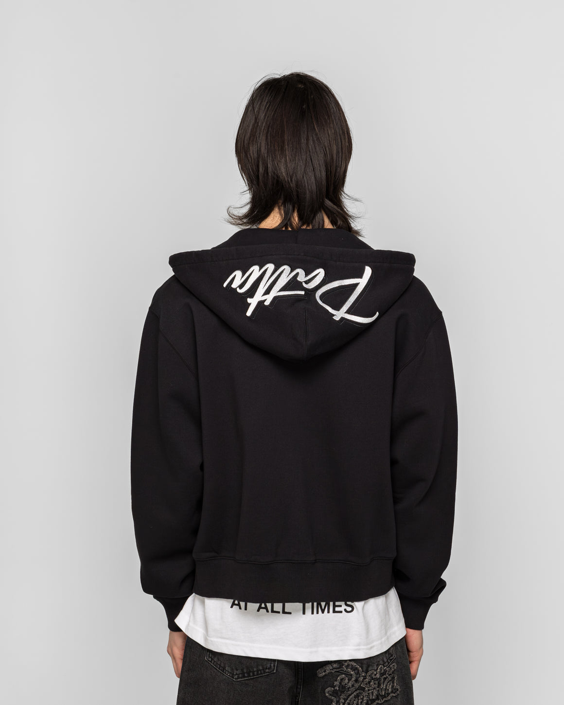 Patta - Embro Classic Zip Up Hooded Sweater - Black - UP THERE