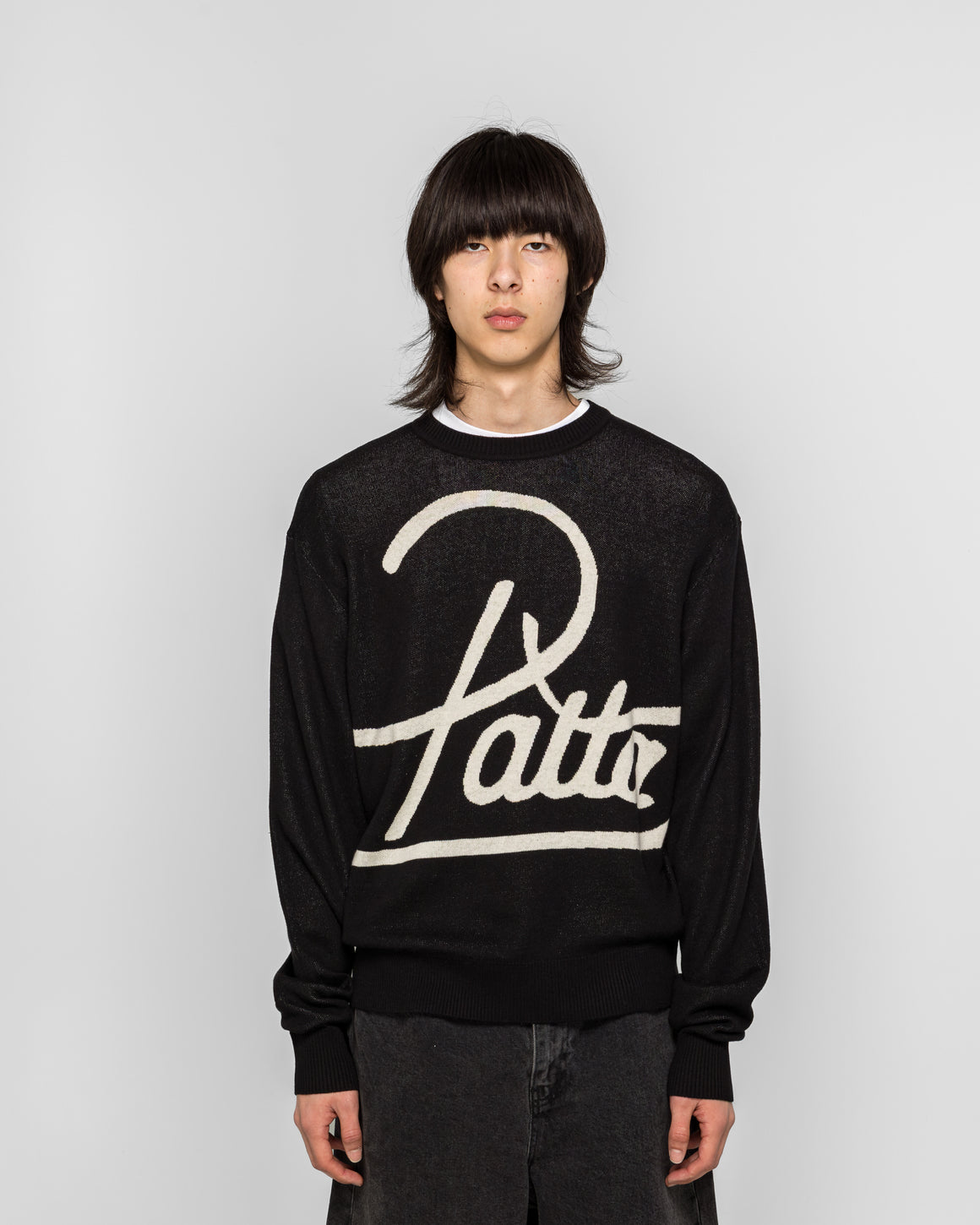 Patta - Hearted Jumper - Black - UP THERE