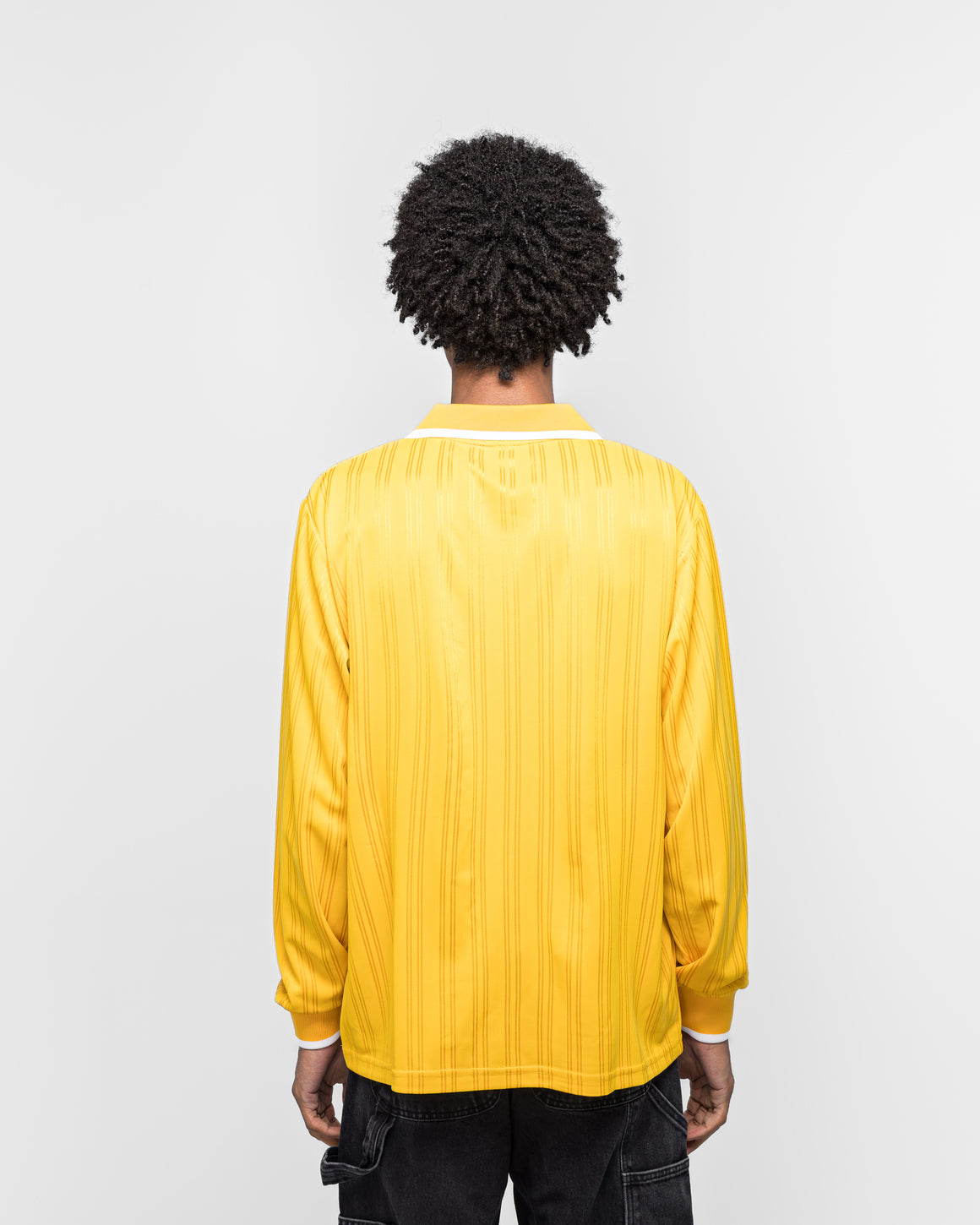 Patta - Jacquard Striped Long Sleeve - Golden Rod - UP THERE