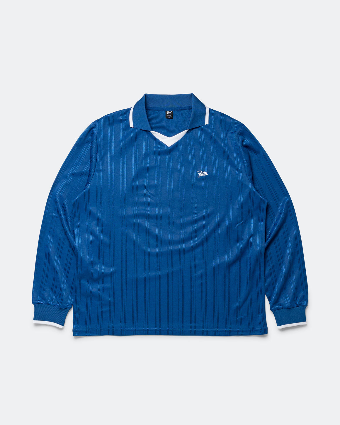 Patta - Jacquard Striped Long Sleeve - Monaco Blue - UP THERE