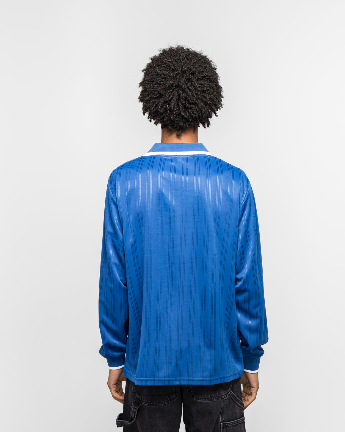 Patta - Jacquard Striped Long Sleeve - Monaco Blue - UP THERE