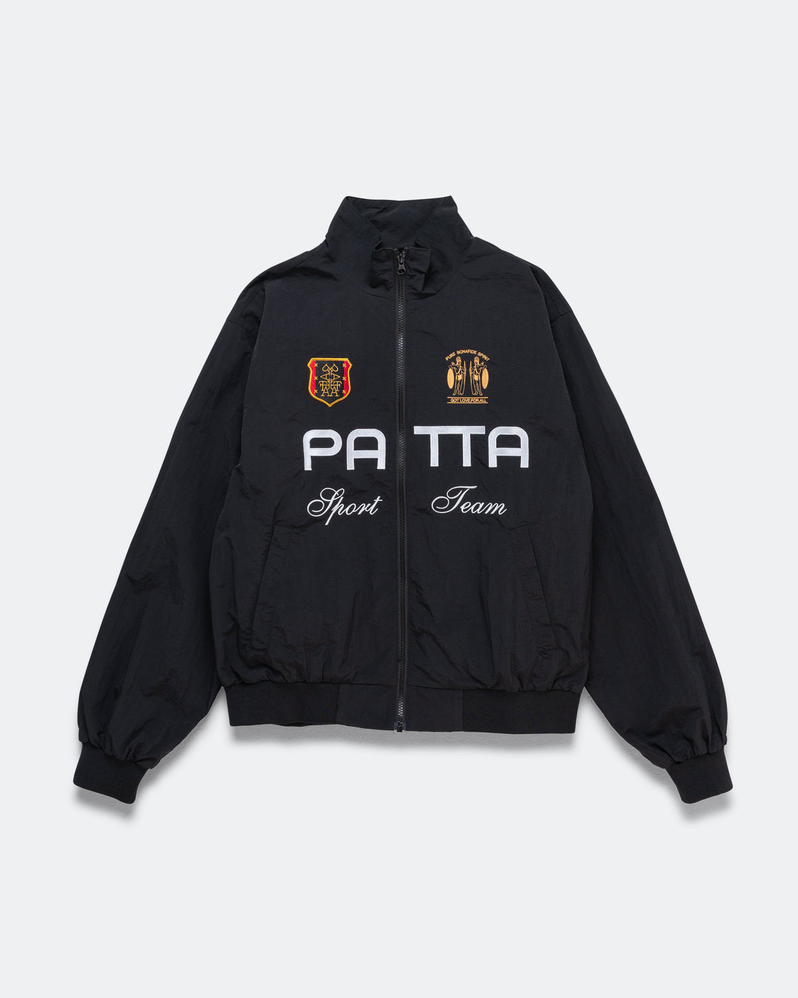 Patta - Racing Team Track Jacket - Black - UP THERE