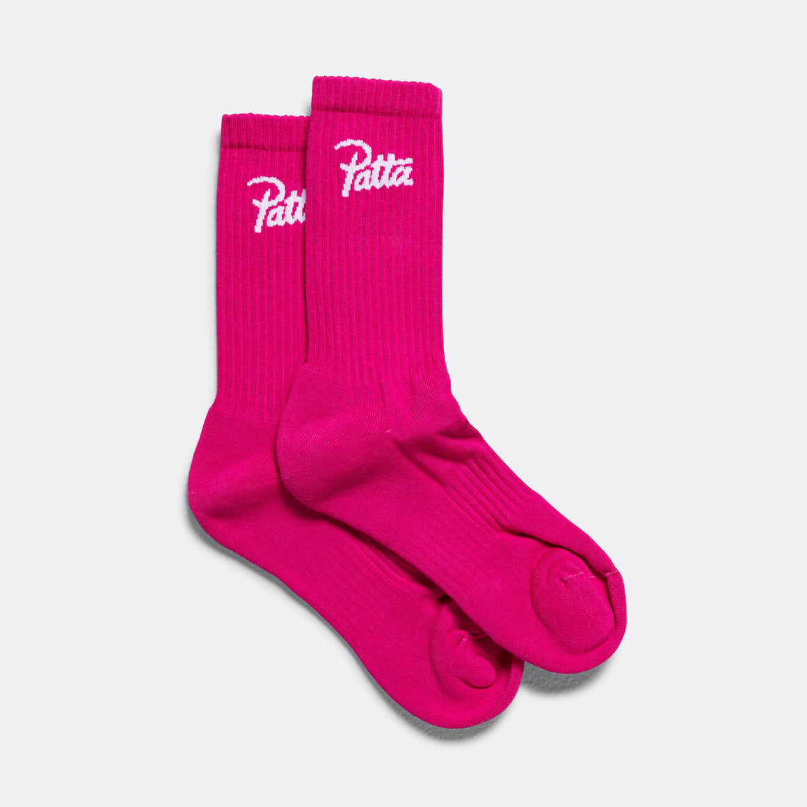 Patta - Script Logo Sports Socks - Fuchsia Red - UP THERE