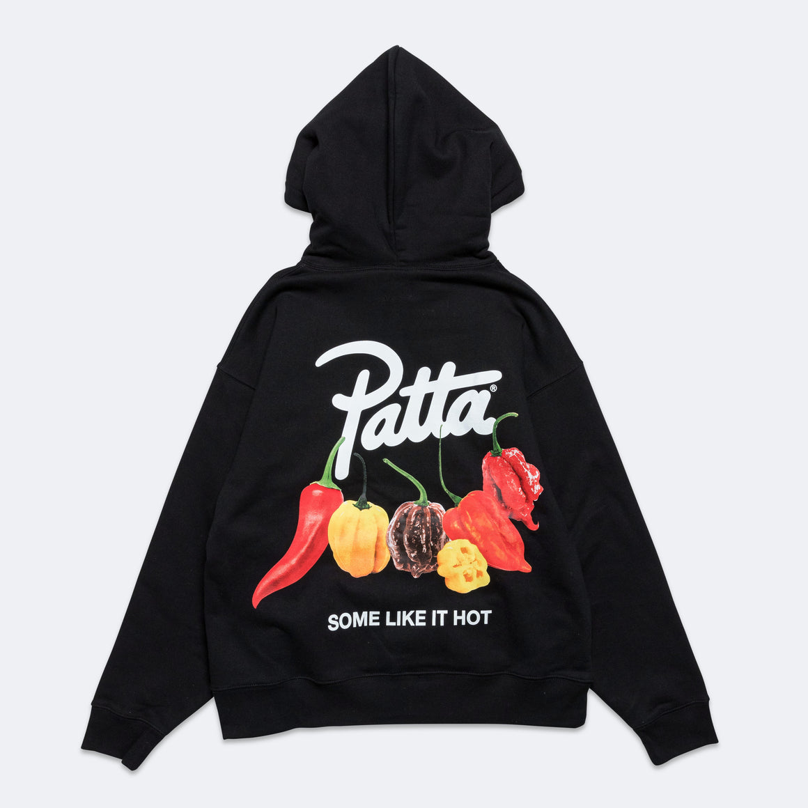 Patta - 'Some Like It Hot' Boxy Hooded Sweater - Black - UP THERE