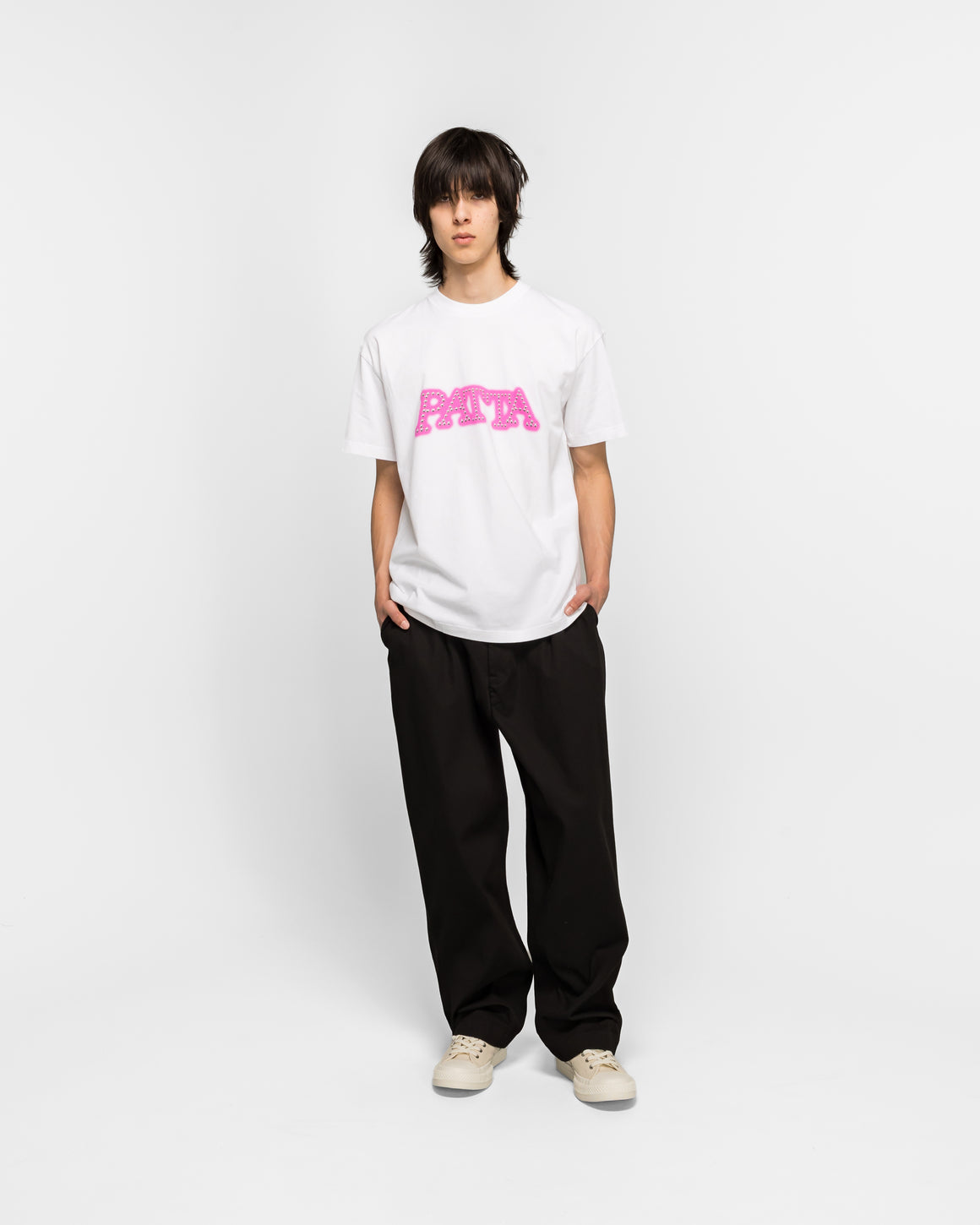 Patta - Studs T-Shirt - White - UP THERE