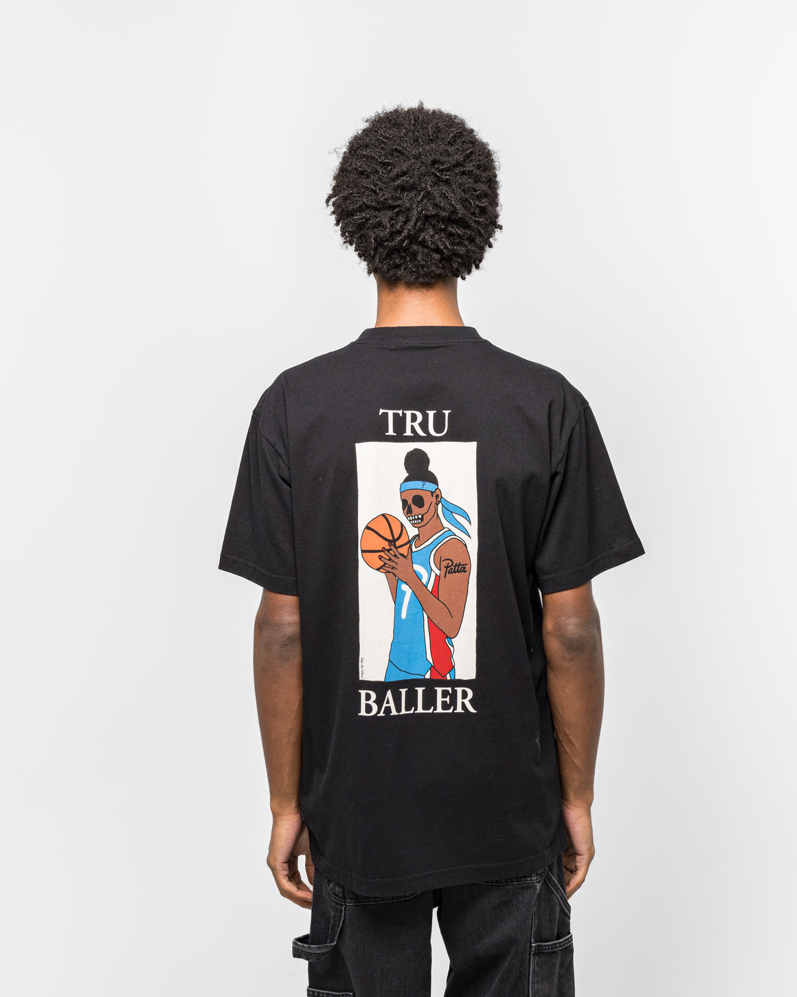 Patta - Tru Baller T-Shirt - Black - UP THERE