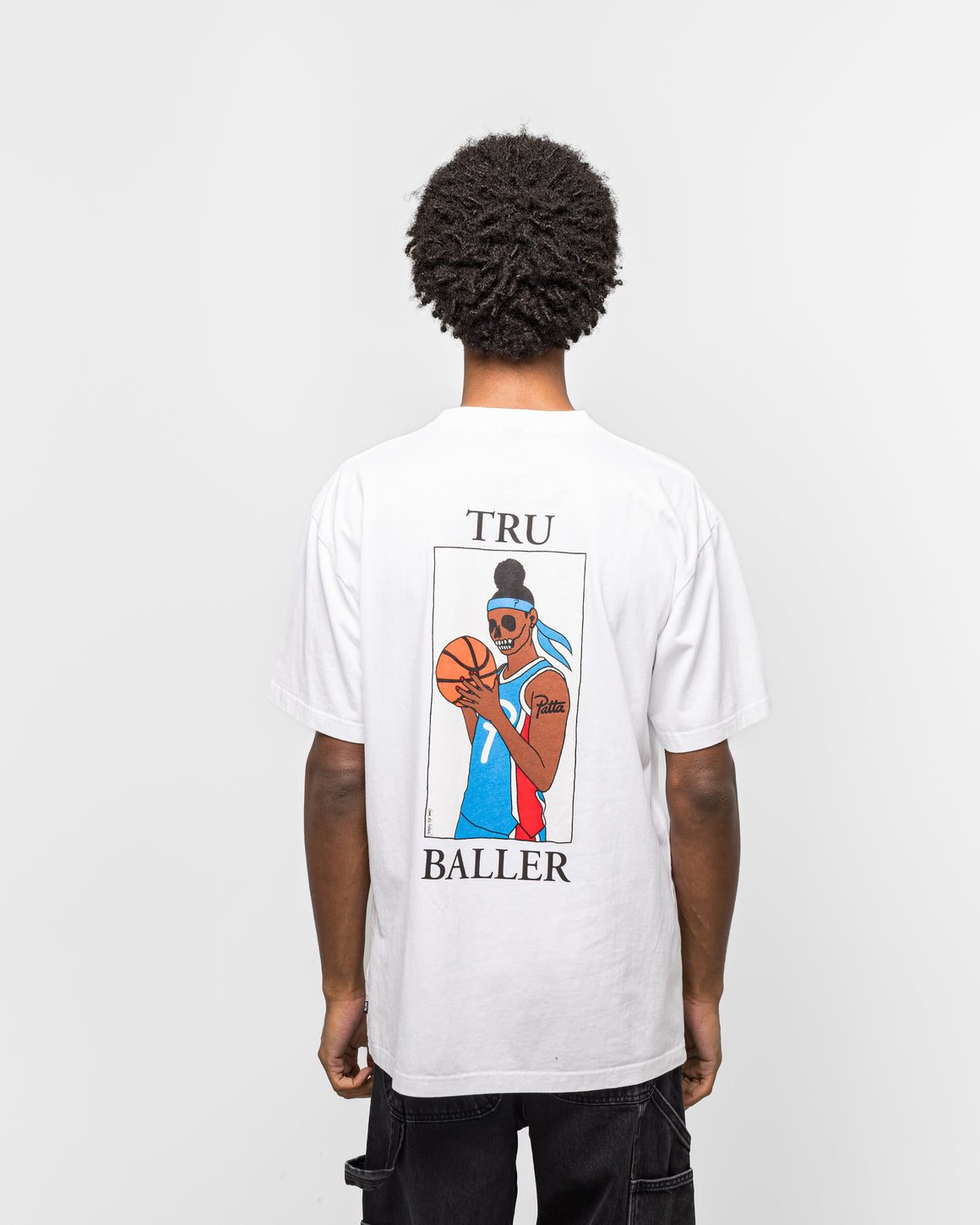 Patta - Tru Baller T-Shirt - White - UP THERE