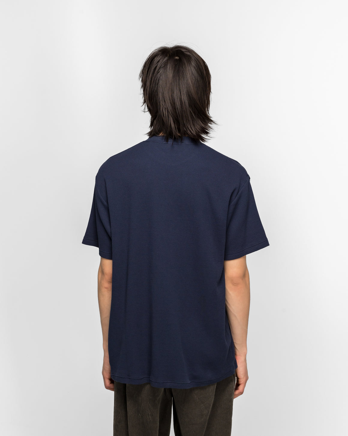 Patta - Waffle Script Logo T-Shirt - Black Iris - UP THERE