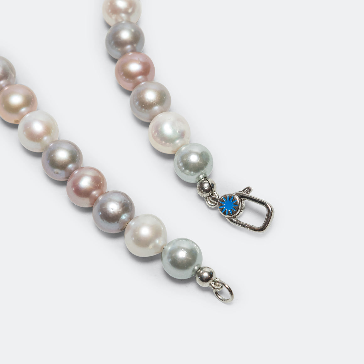 Polite Worldwide - PPF Multicolour Pearl Necklace - 925 Silver - UP THERE