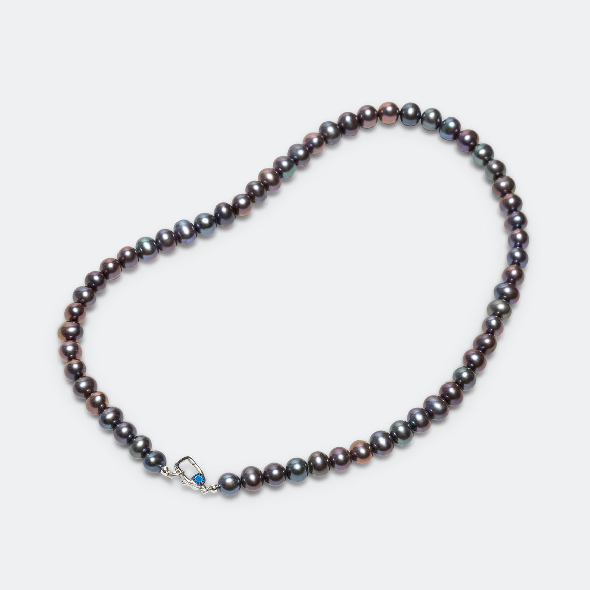 Polite Worldwide - Night Pearl Necklace - 925 Silver - UP THERE