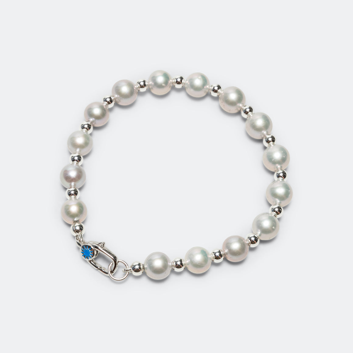 Polite Worldwide - PPF Pearl Bracelet - Silver - UP THERE