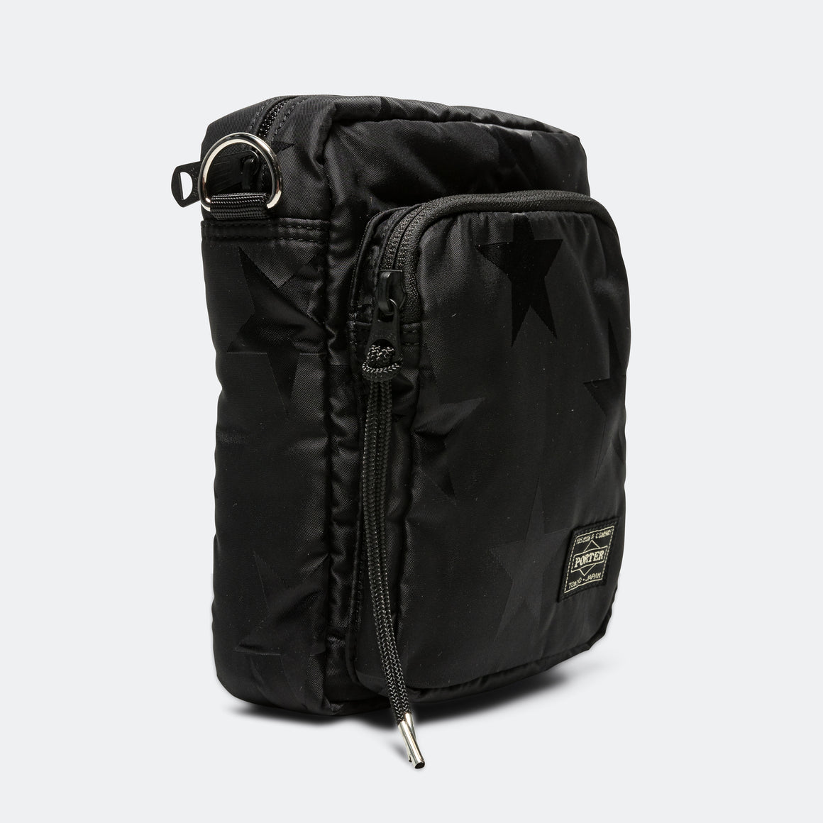 Porter Yoshida & Co - Flag Shoulder Bag Vertical - Black - UP THERE