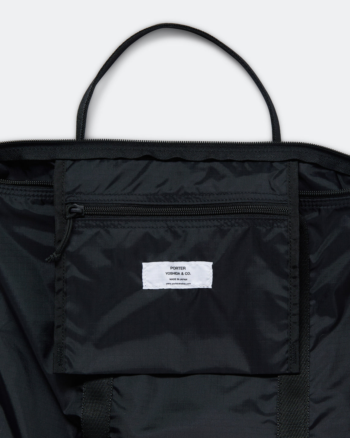 Porter Yoshida & Co - FLEX 2WAY Tote Bag - Black - UP THERE