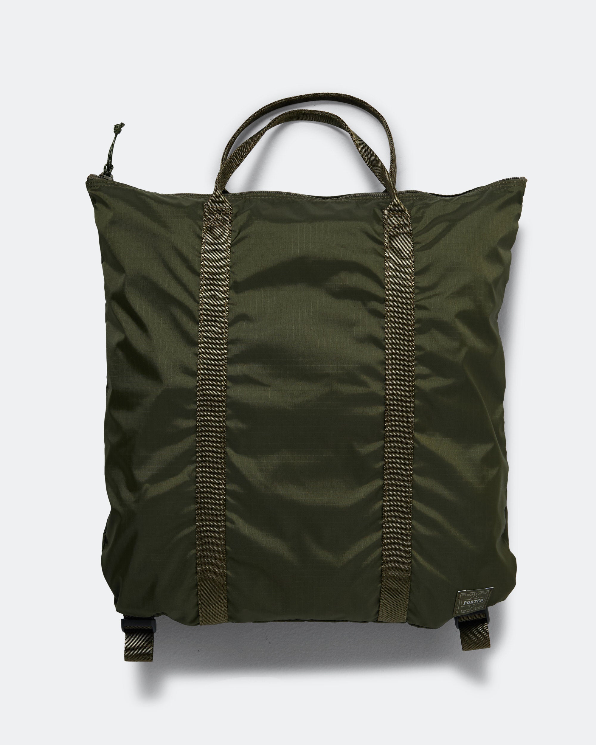 Porter Yoshida & Co - FLEX 2WAY Tote Bag - Olive Drab | UP THERE