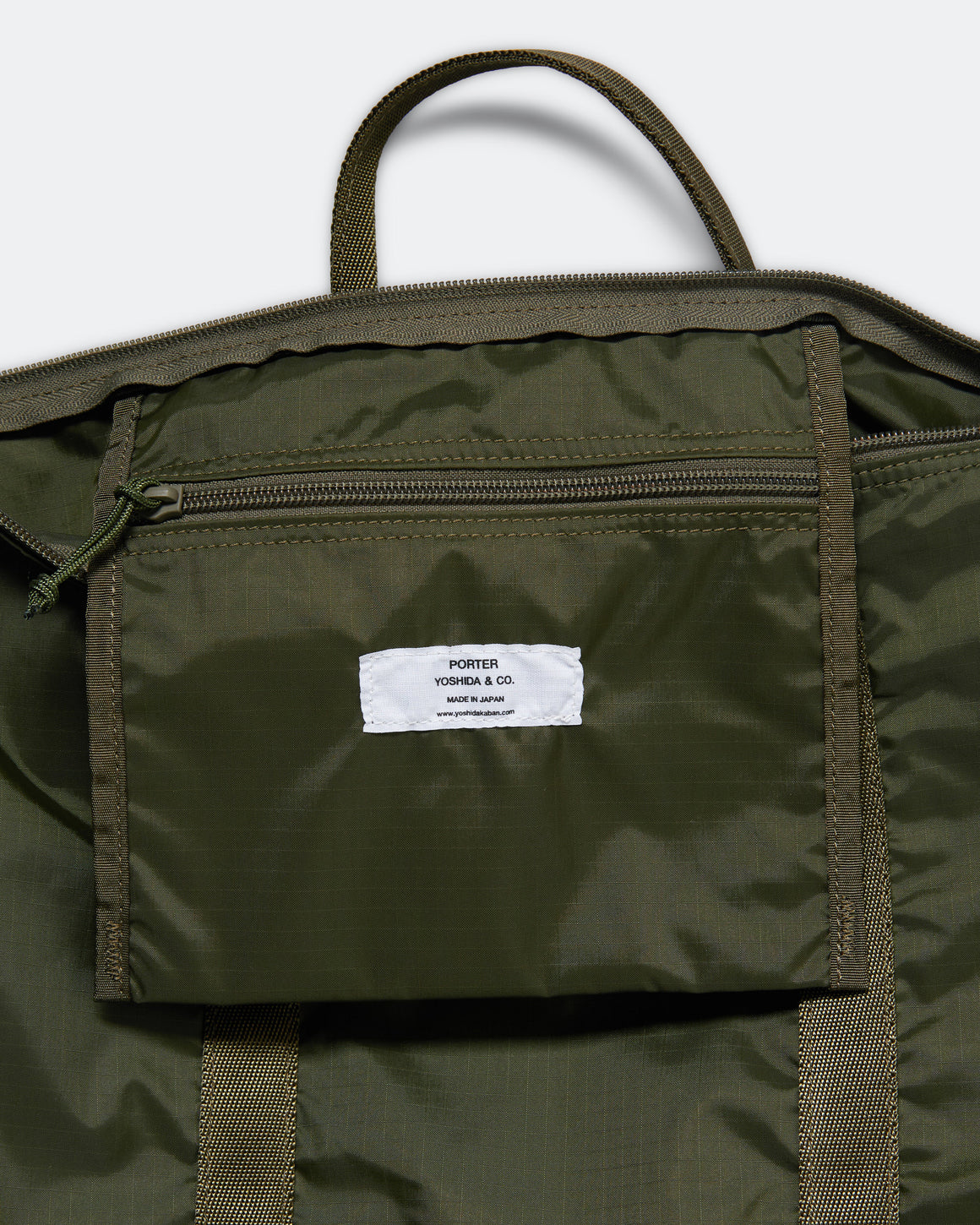 Porter Yoshida & Co - FLEX 2WAY Tote Bag - Olive Drab - UP THERE
