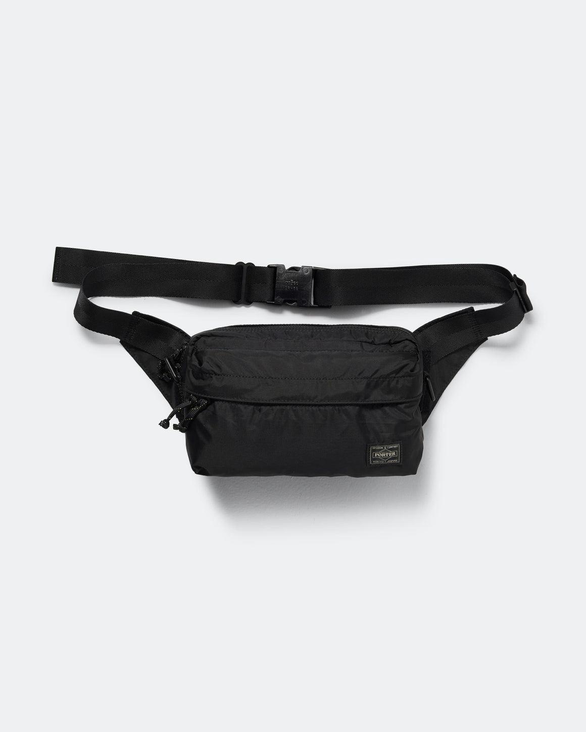 Porter Yoshida & Co - FORCE 2WAY Waist Bag - Black - UP THERE