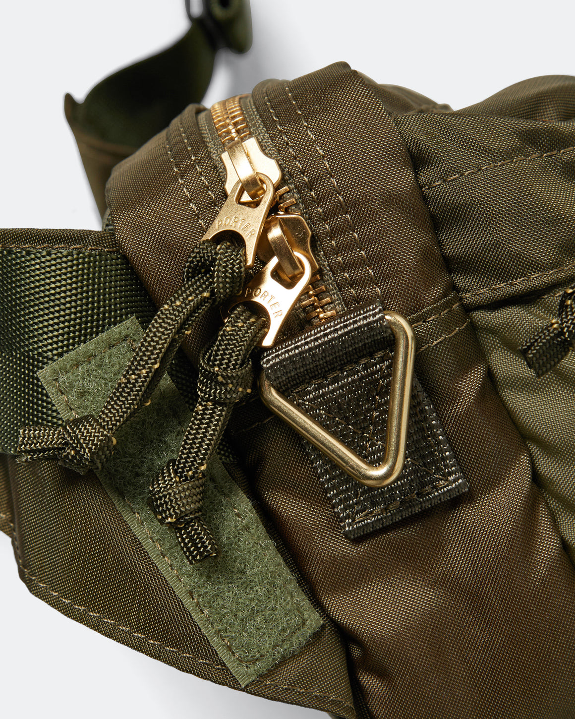 Porter Yoshida & Co - FORCE 2WAY Waist Bag - Olive Drab - UP THERE
