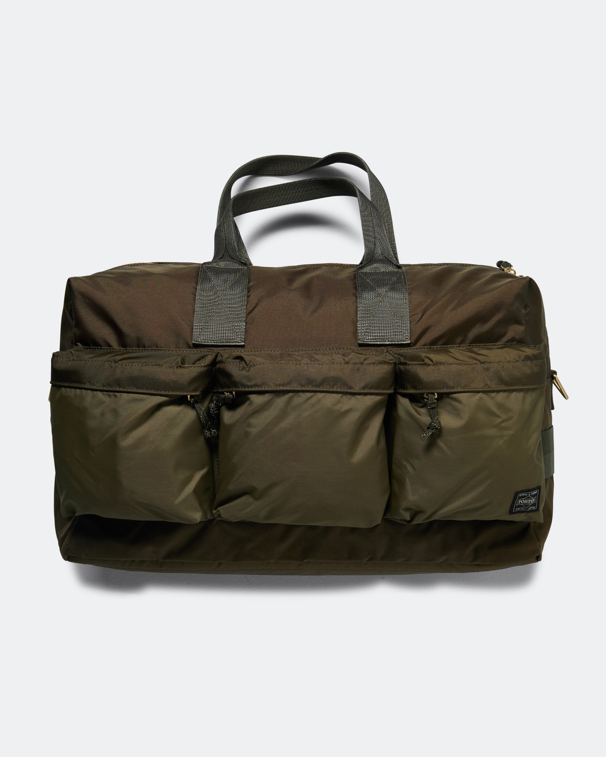 Porter Yoshida & Co - FORCE 2WAY Duffle Bag - Olive Drab | UP THERE