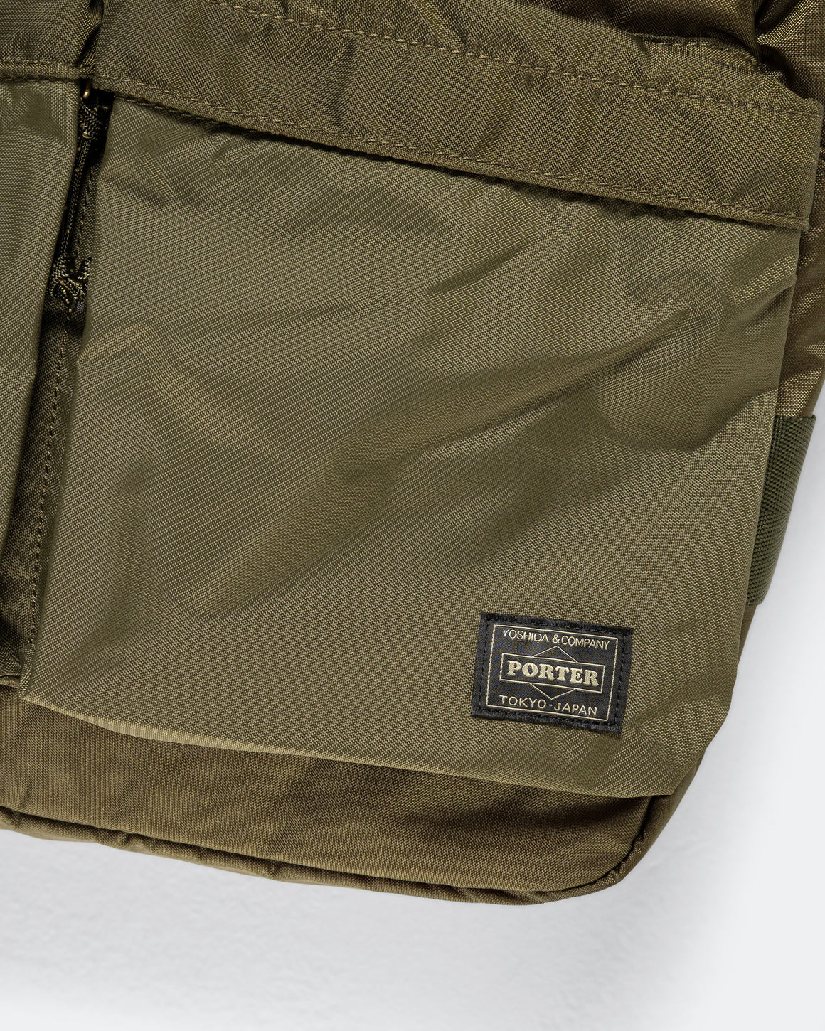 Porter Yoshida & Co - FORCE Shoulder Bag (L) - Olive Drab - UP THERE