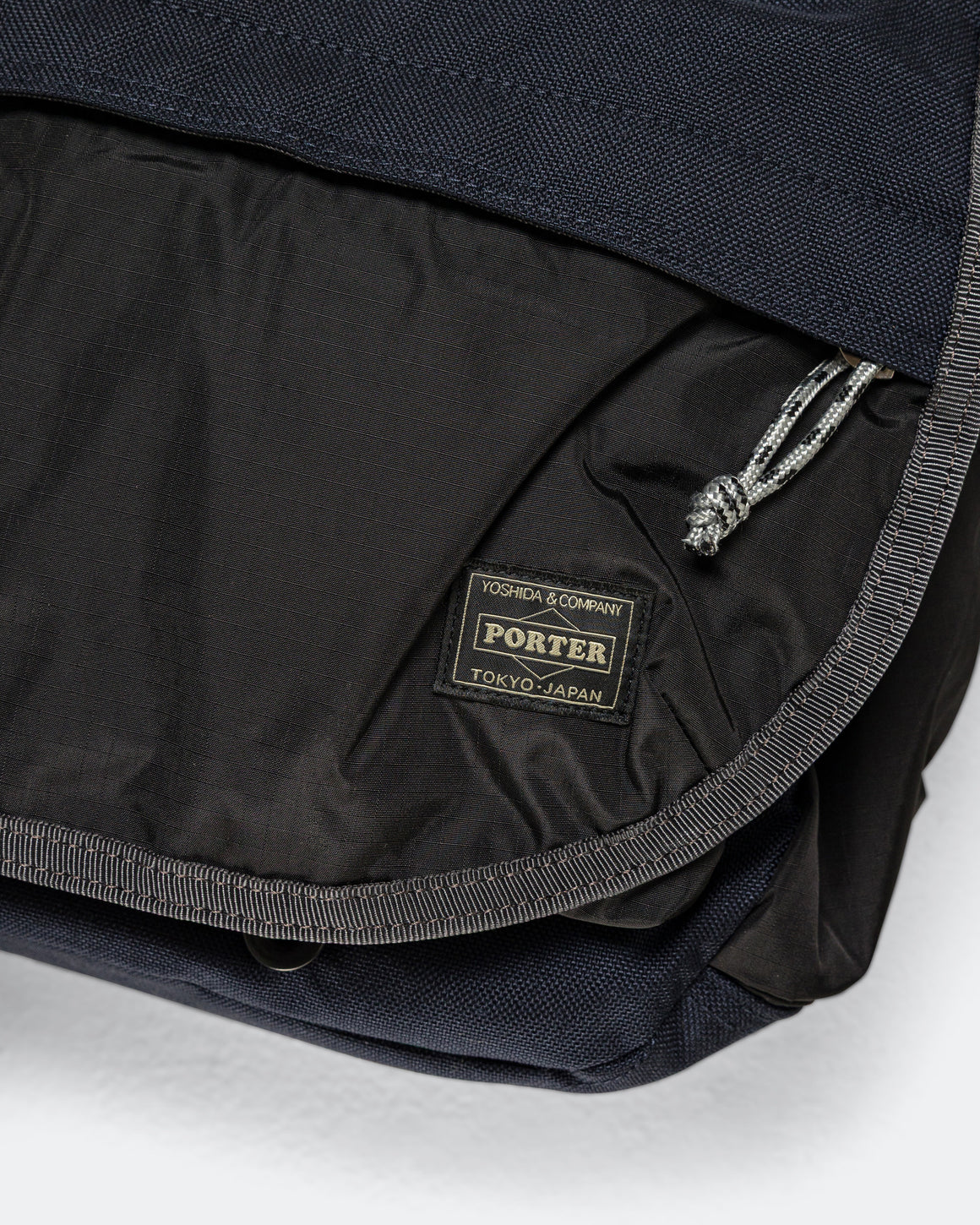 Porter Yoshida & Co - New Hype Messenger Bag - Navy/Black - UP THERE