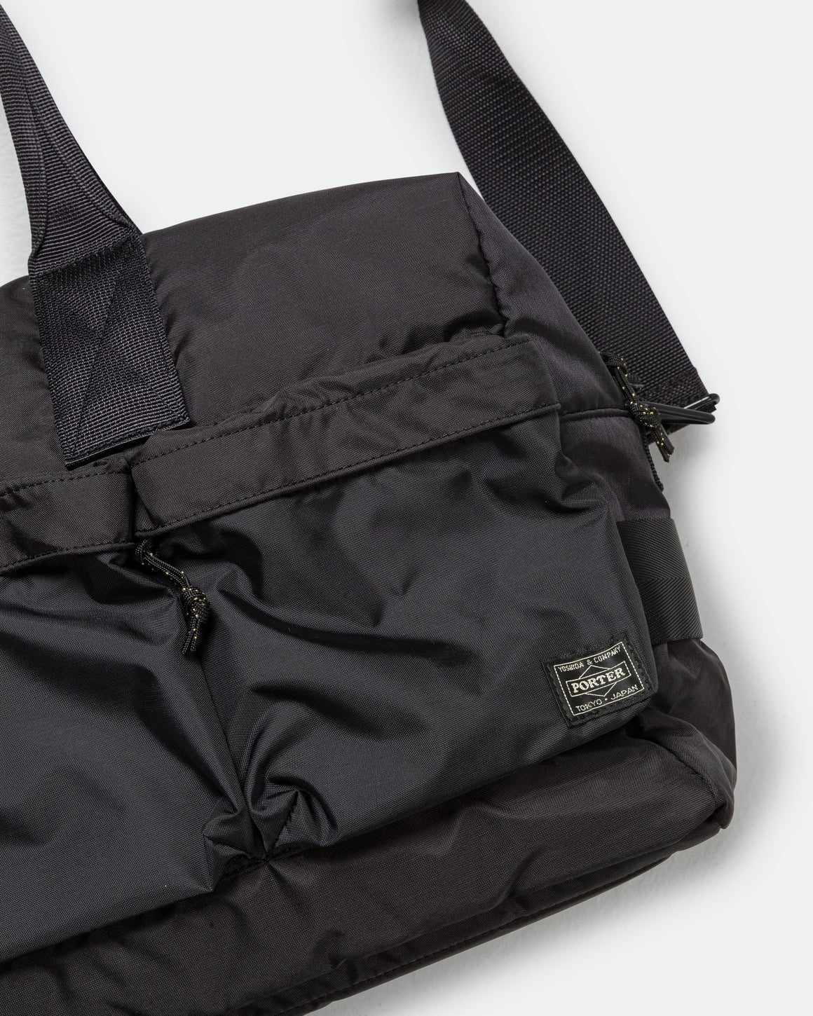 Porter Yoshida & Co - FORCE 2WAY Duffle Bag - Black - UP THERE