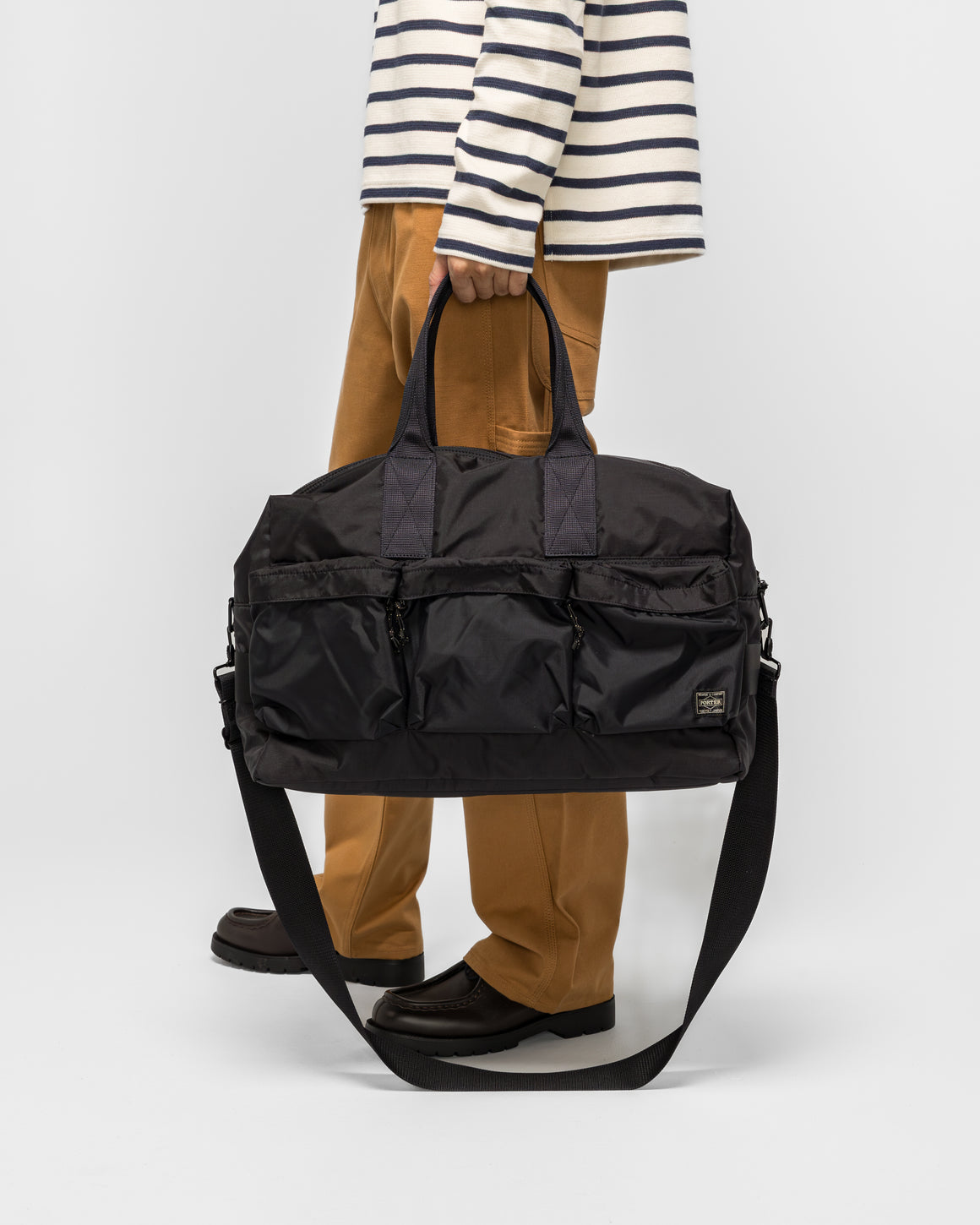 Porter Yoshida & Co - FORCE 2WAY Duffle Bag - Black - UP THERE