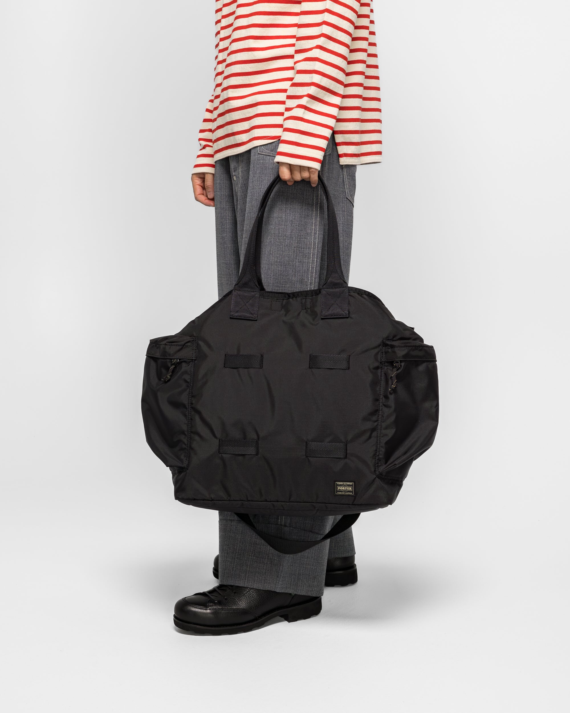 Porter Yoshida & Co - Force 2WAY Tote Bag - Black | UP THERE