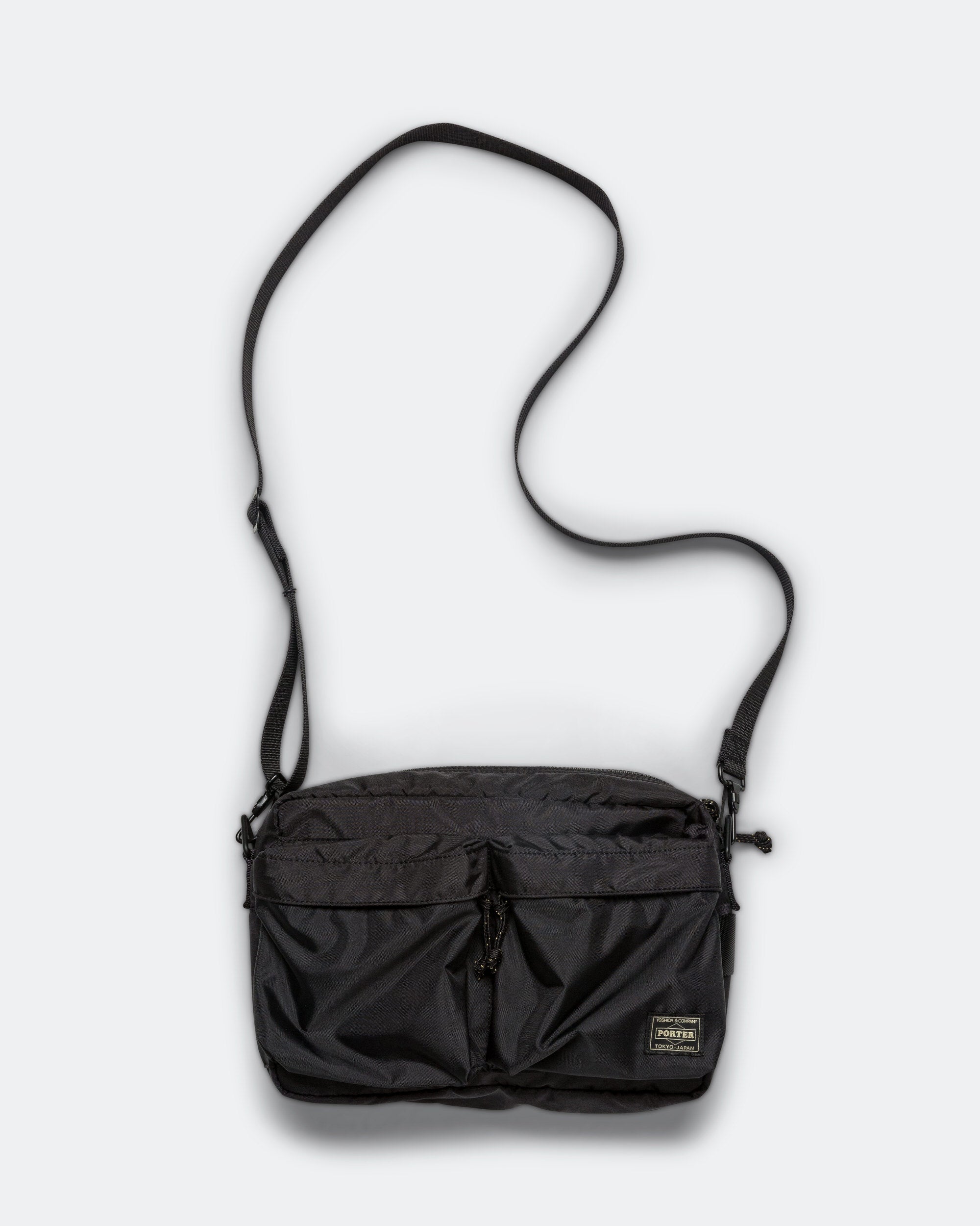 Porter Yoshida & Co - Force Shoulder Bag (S) - Black | UP THERE