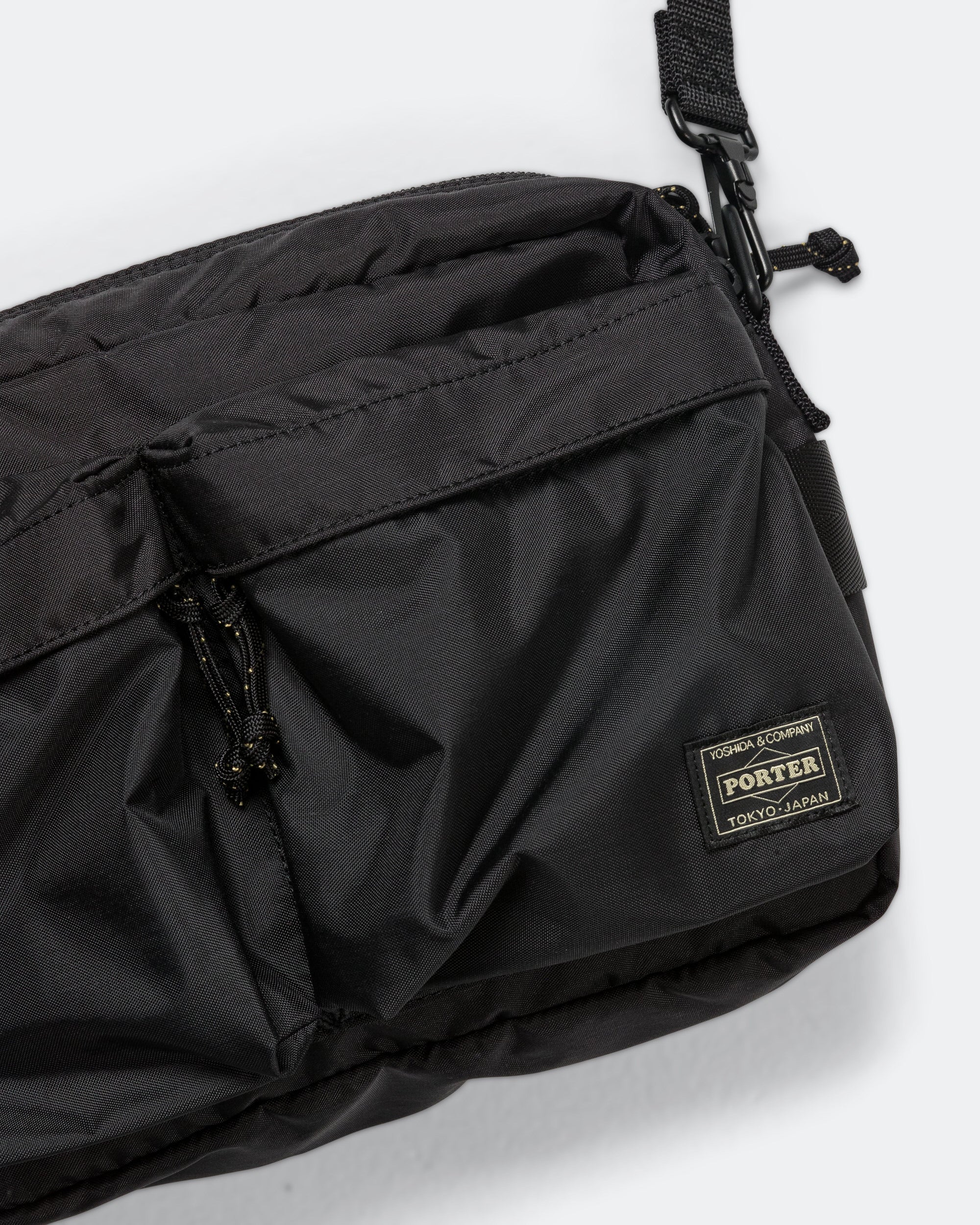 Porter Yoshida & Co - Force Shoulder Bag (S) - Black | UP THERE