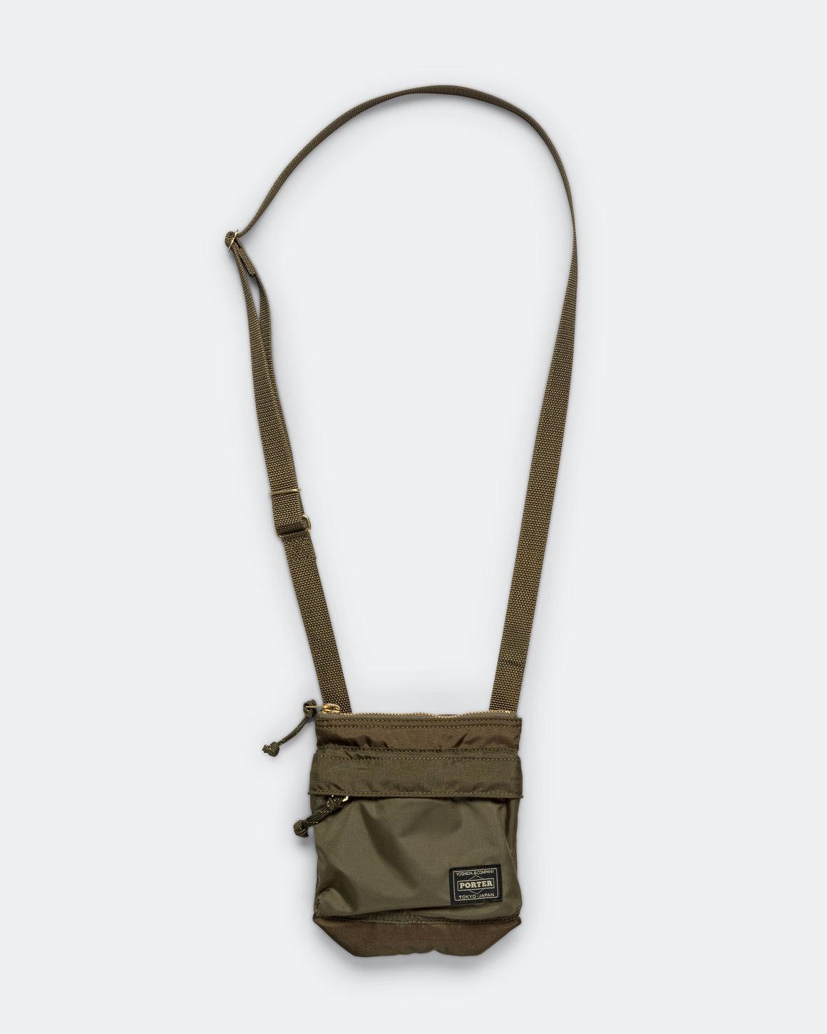 Porter Yoshida & Co - FORCE Shoulder Pouch - Olive Drab - UP THERE