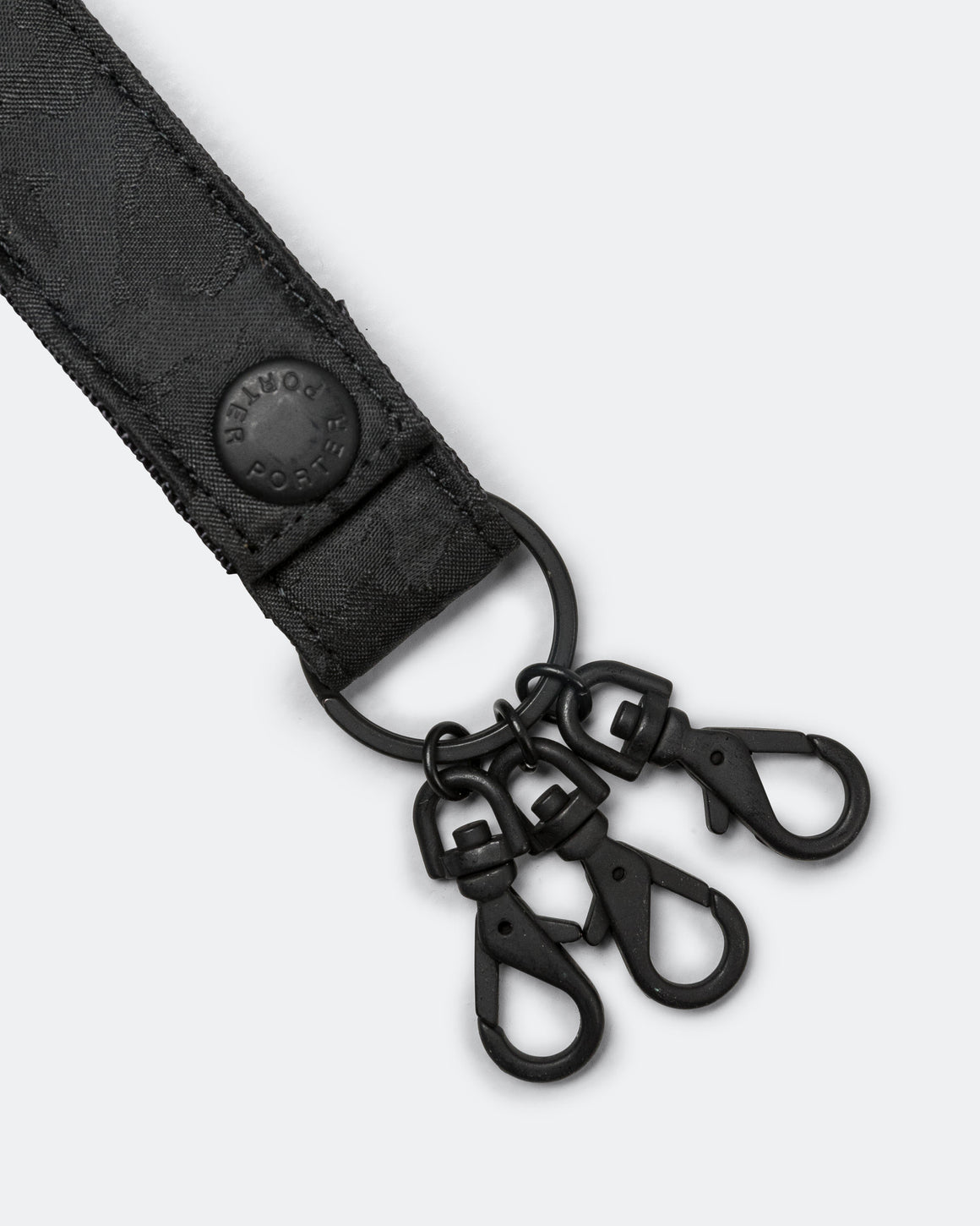 Porter Yoshida & Co - Ghillie Key Holder - Alpine Camo Black - UP THERE
