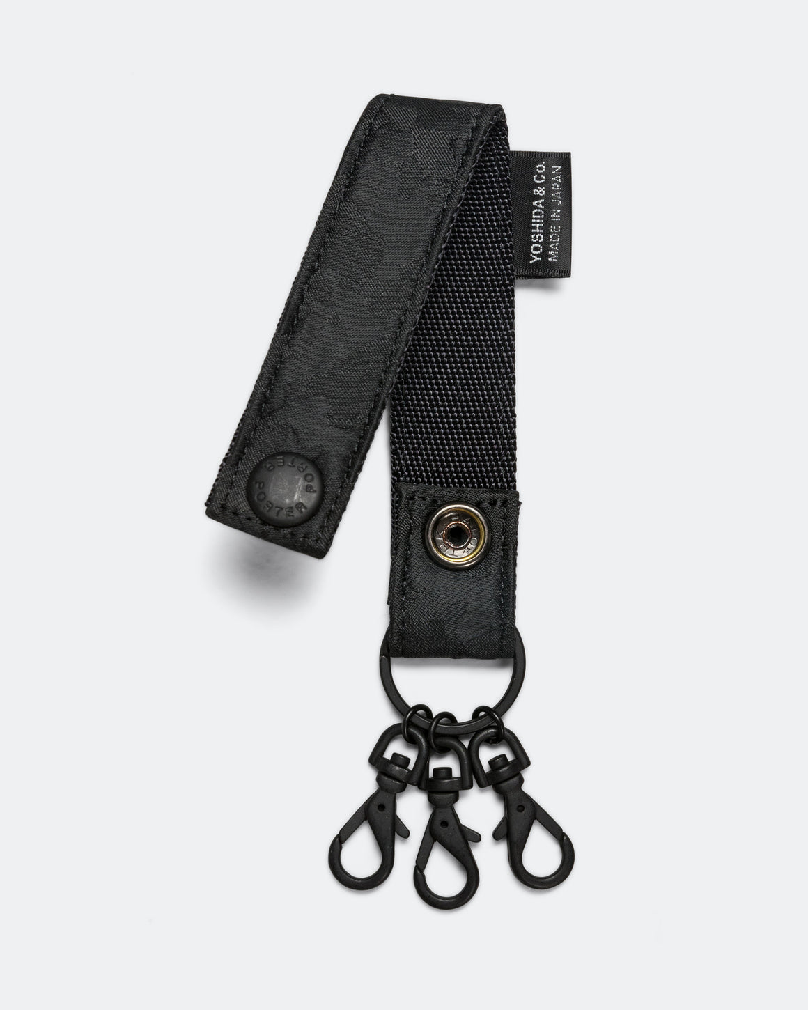 Porter Yoshida & Co - Ghillie Key Holder - Alpine Camo Black - UP THERE