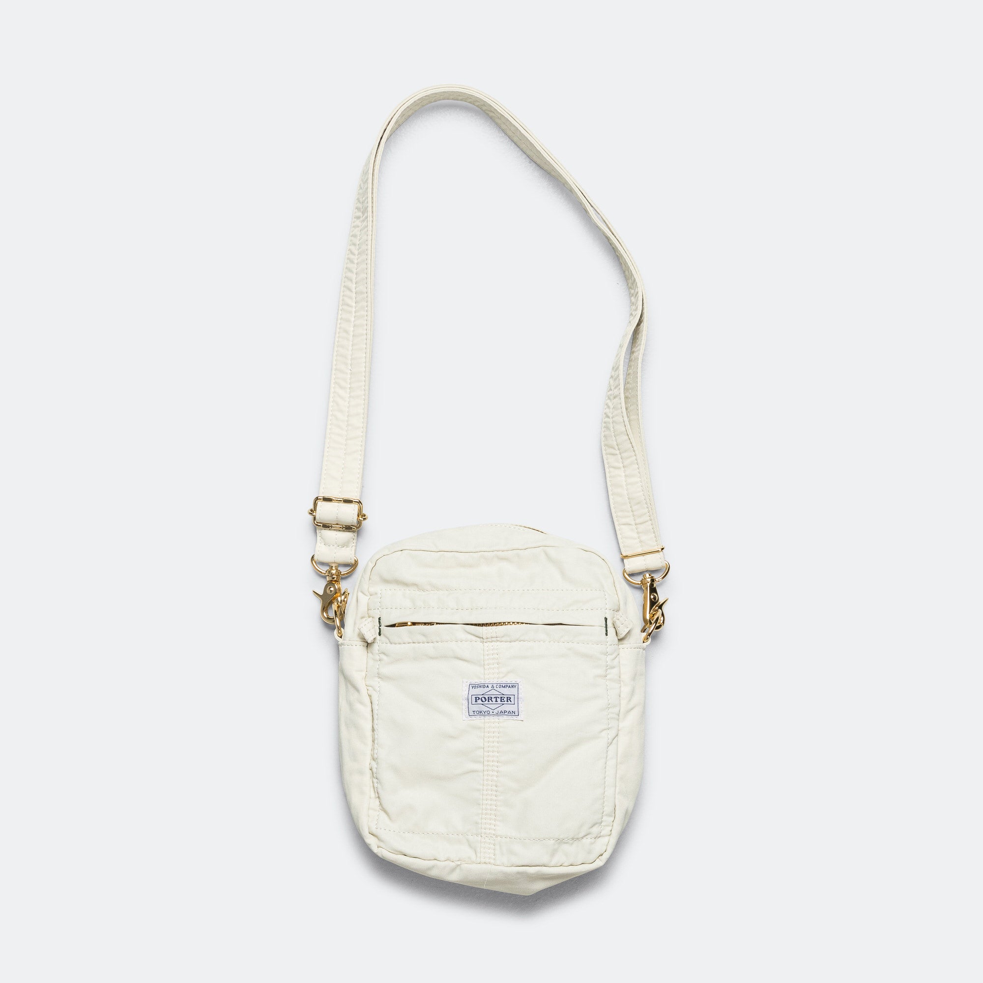 MILE VERTICAL Shoulder Bag - White | UP THERE