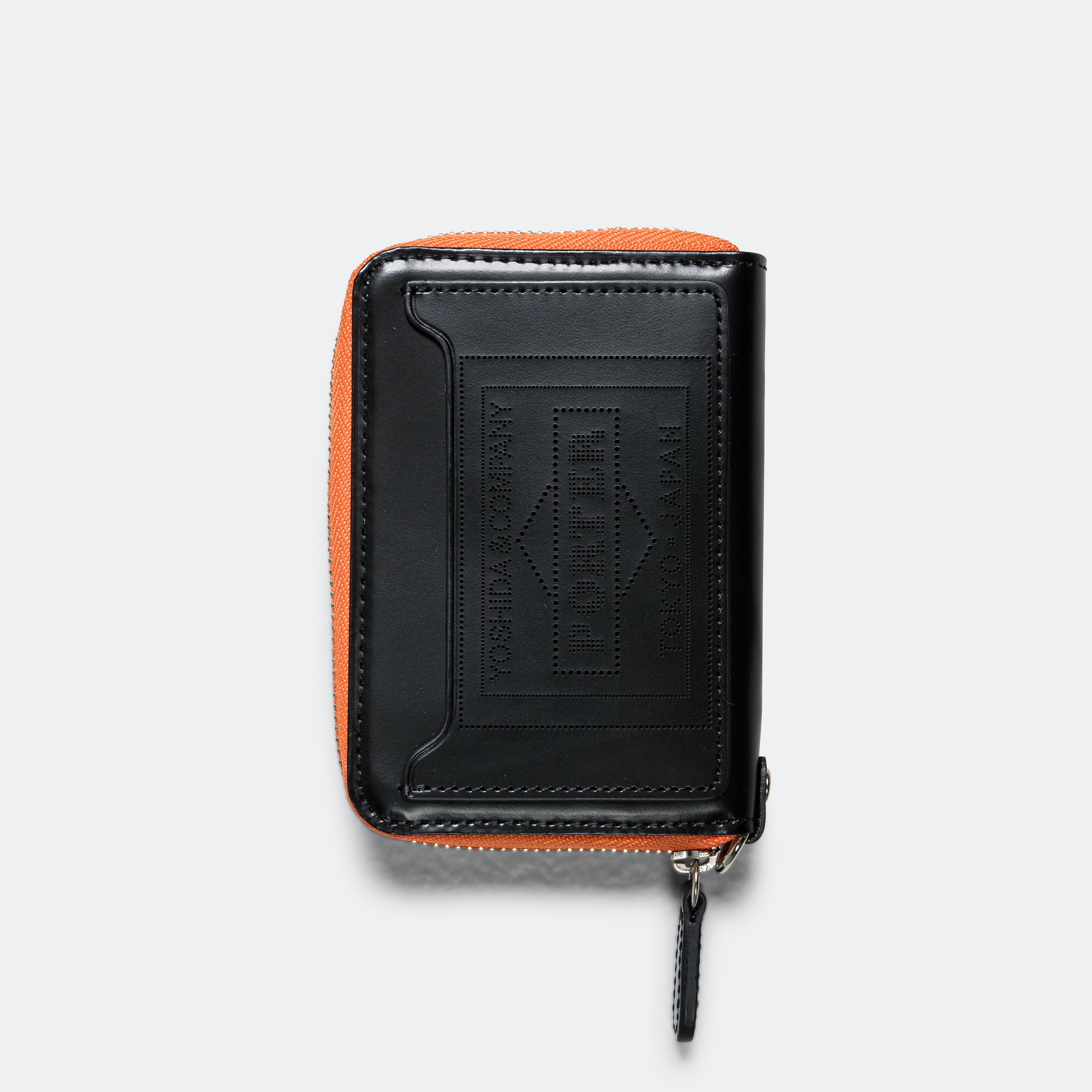 Porter Leather Wallet Key Case (Glass Leather) - Black | UP THERE